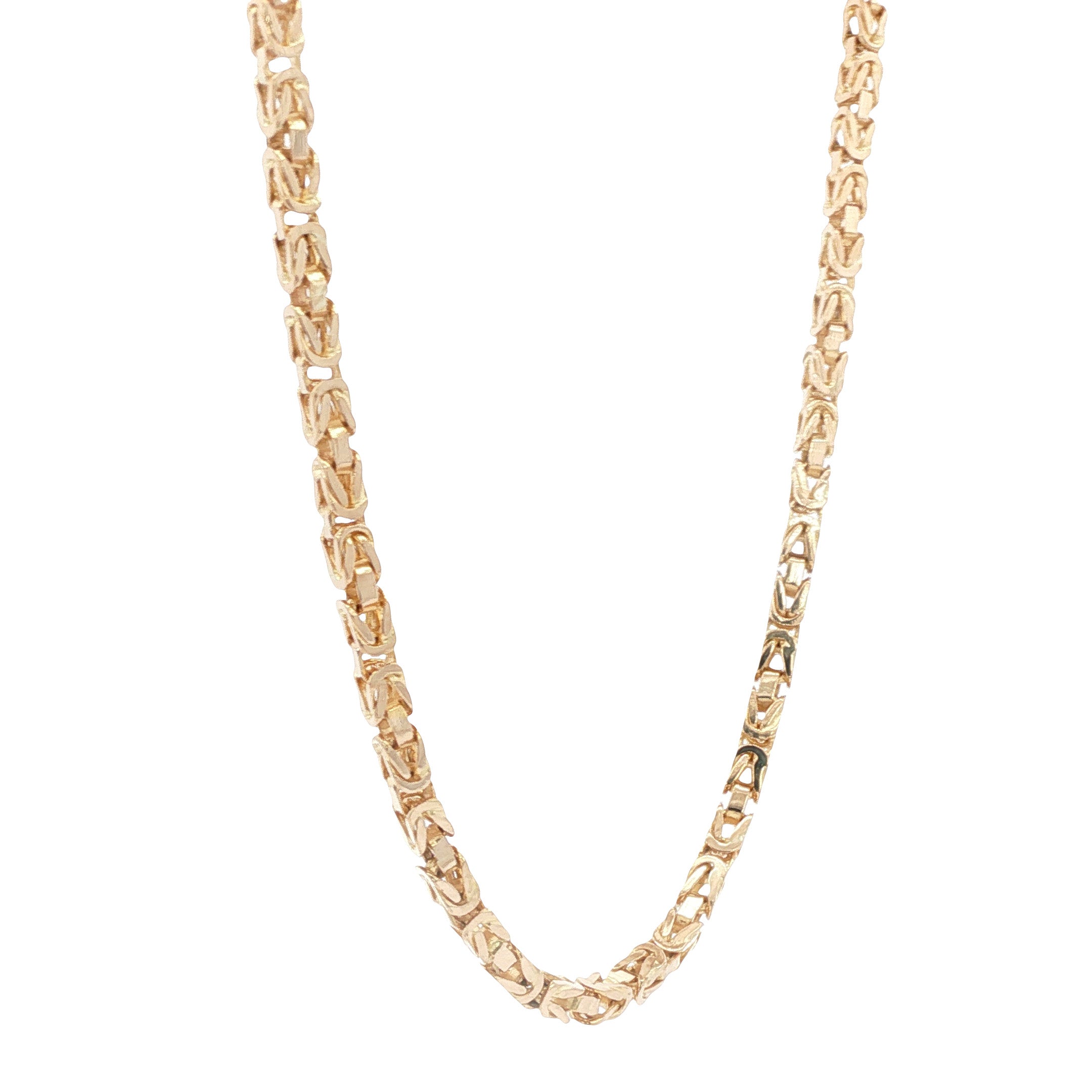 Gouden vintage koningscollier 14 kt