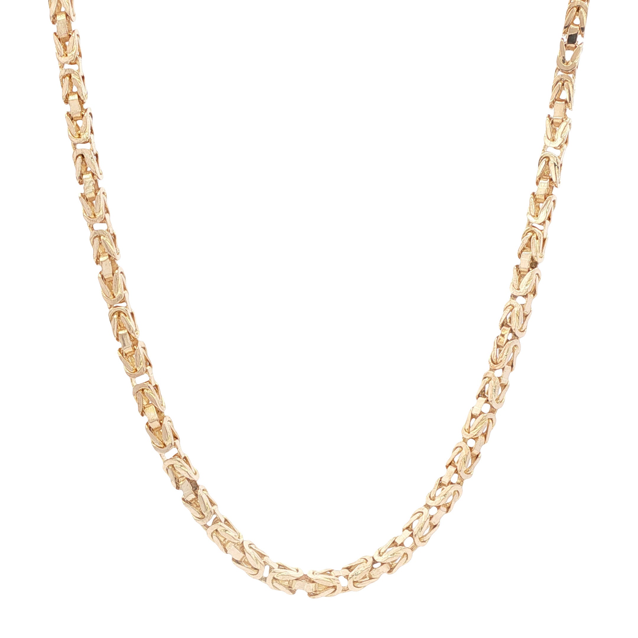 Gouden vintage koningscollier 14 kt