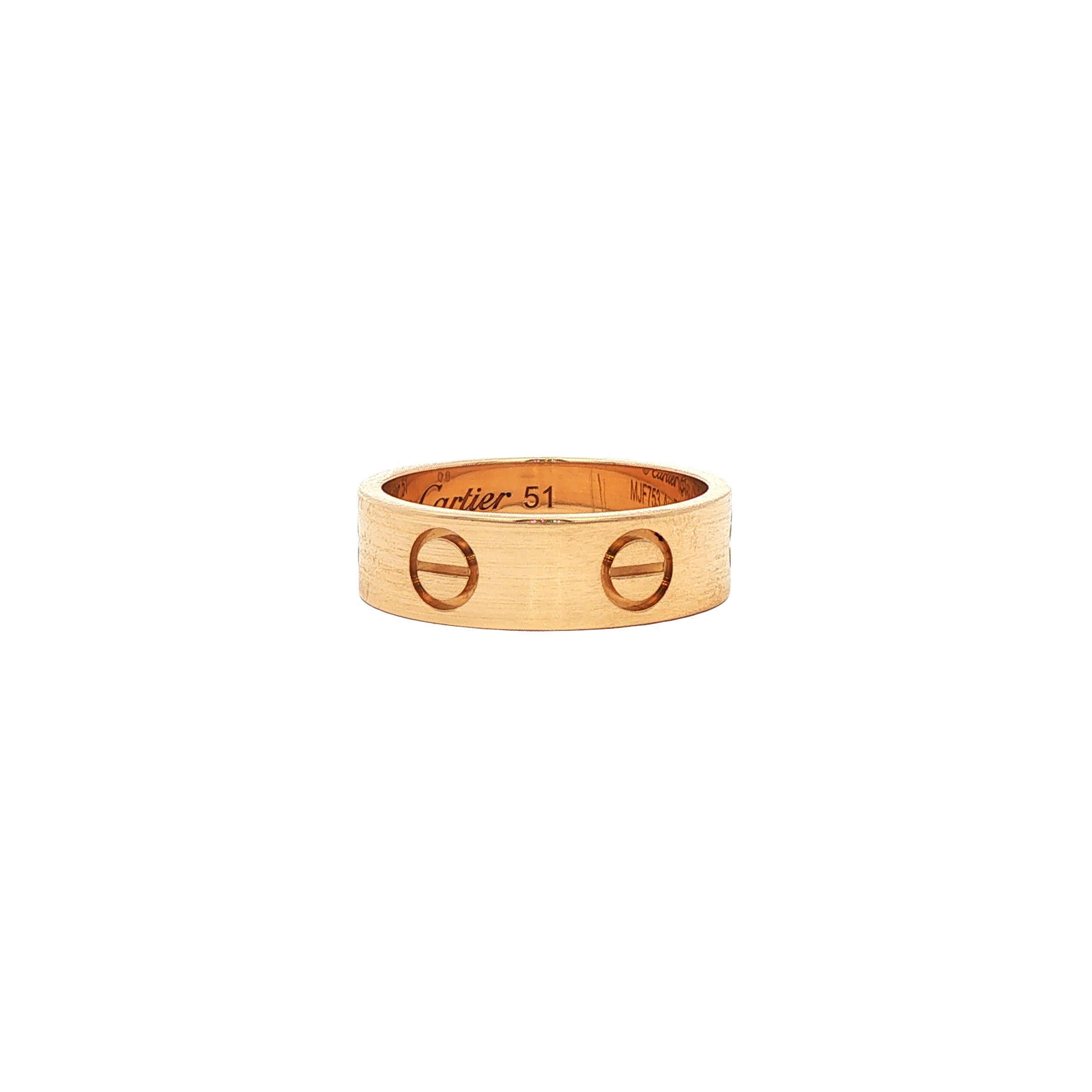 Gouden vintage Cartier LOVE ring 18 kt