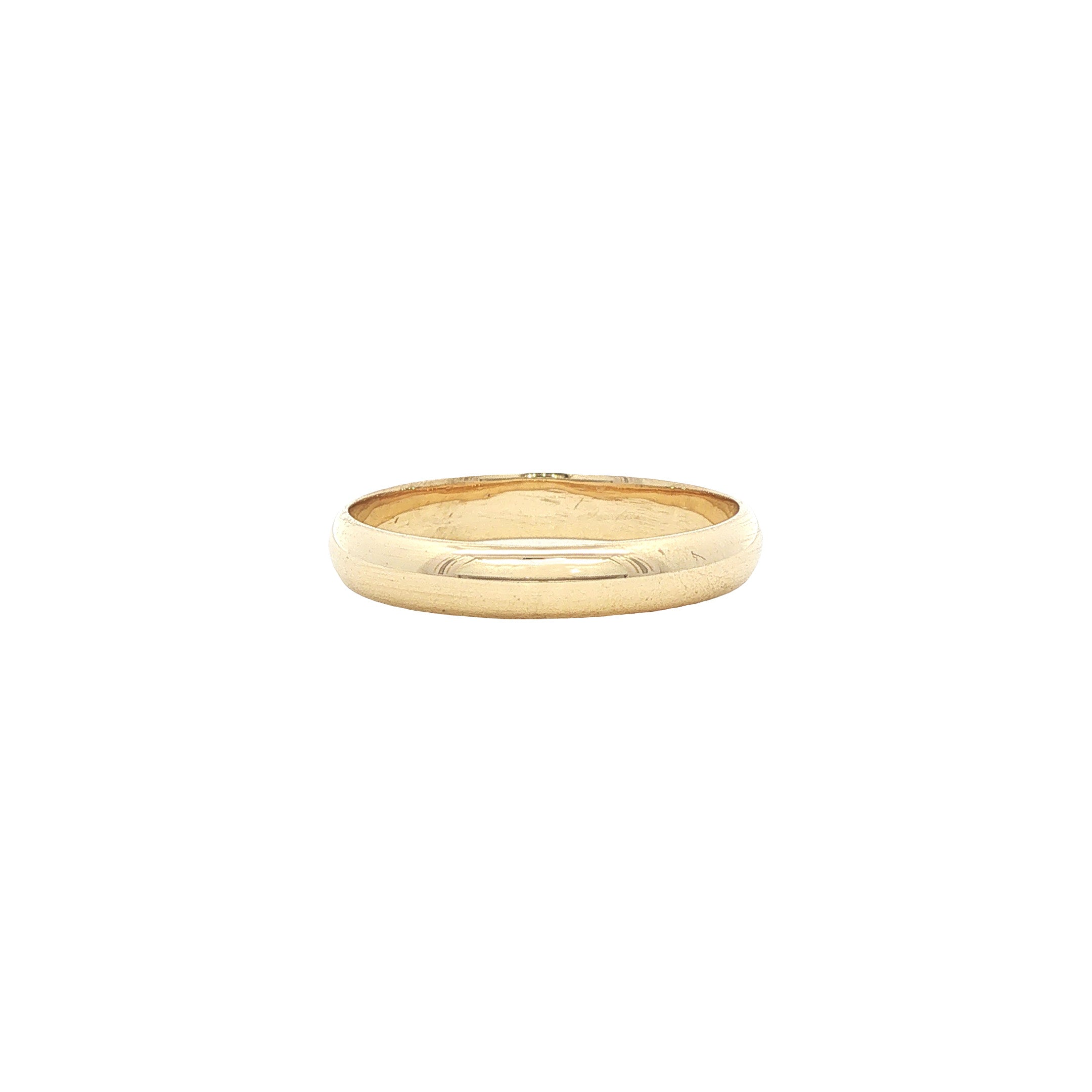 Vintage smooth 14 kt gold ring