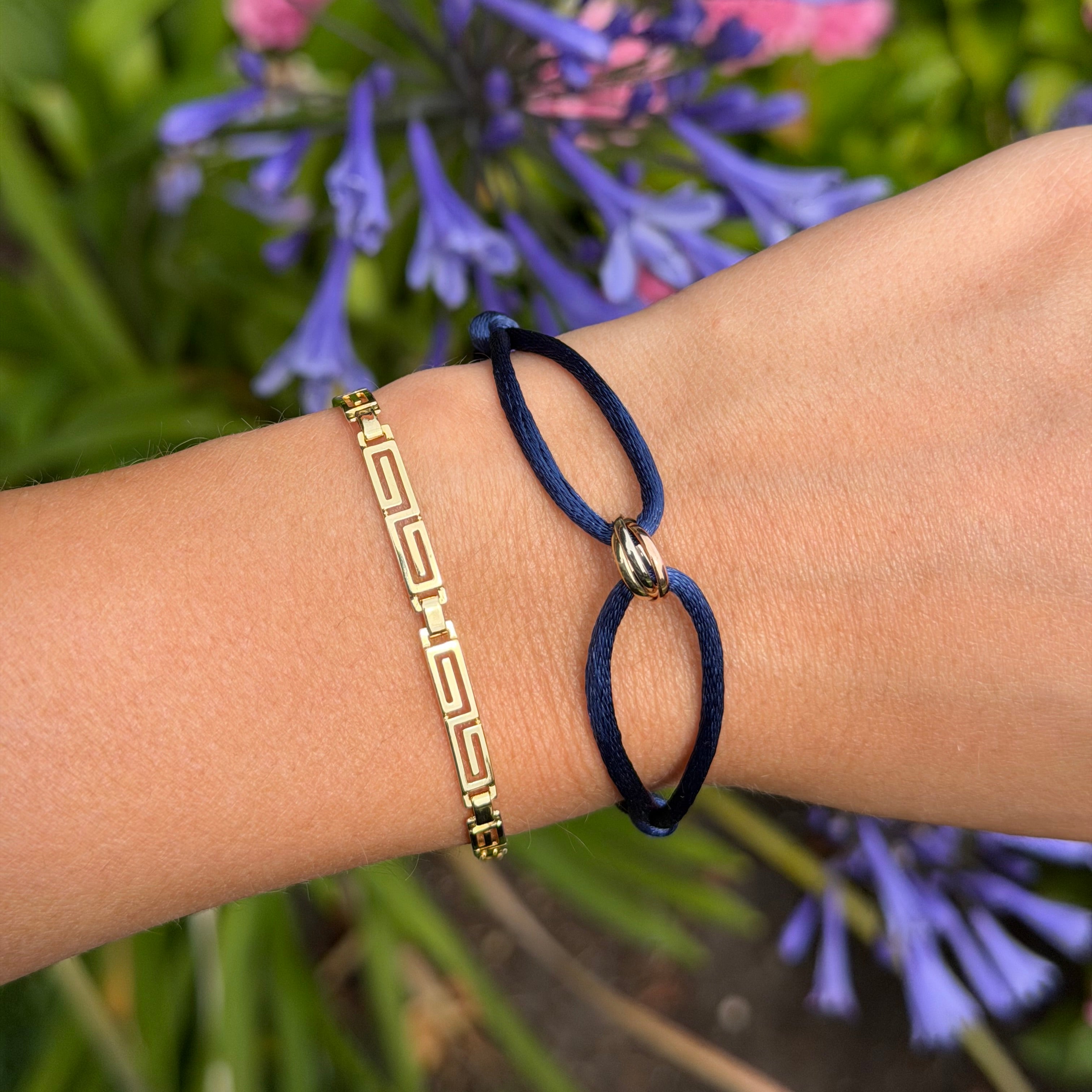 Vintage meander armband 12 kt