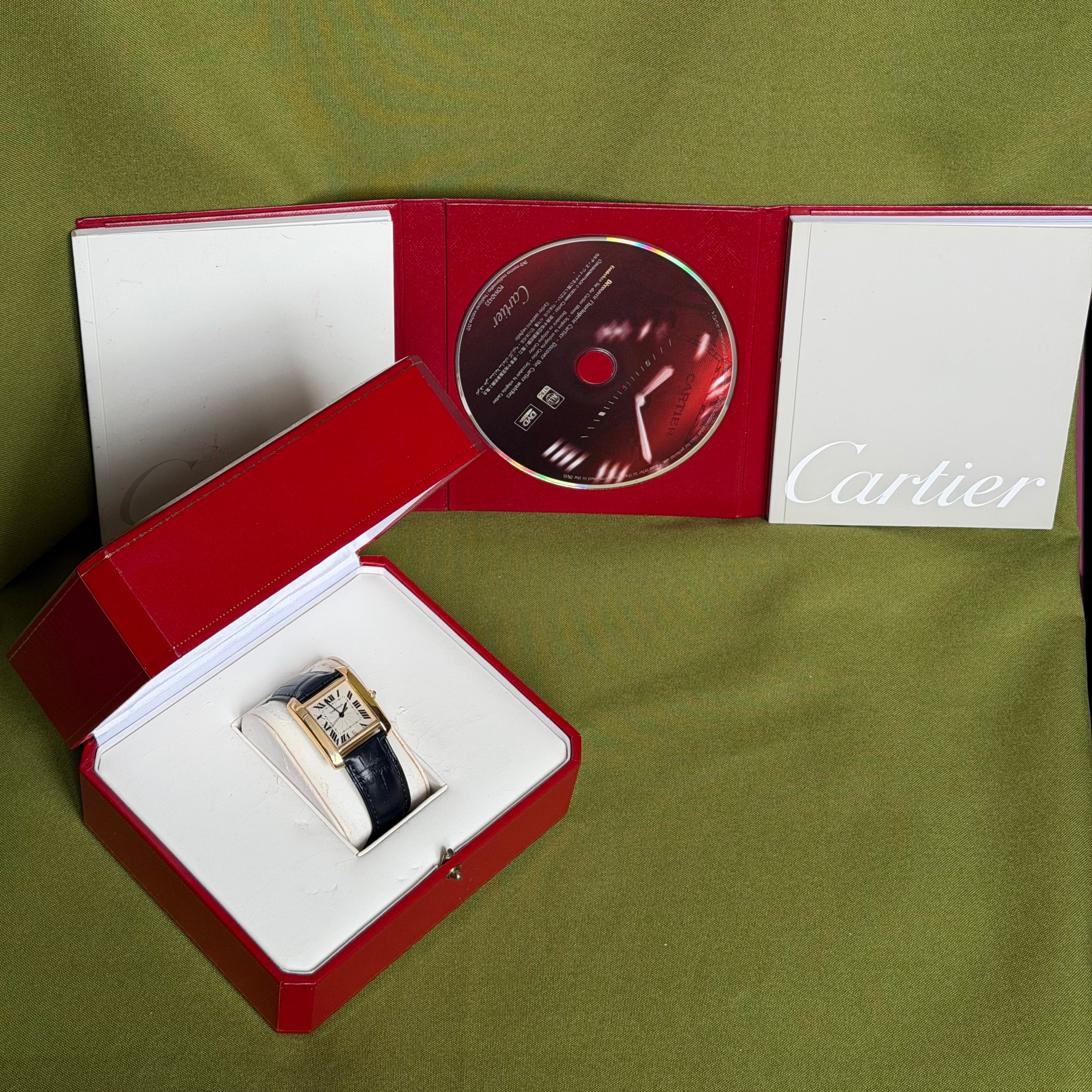Cartier Tank Francaise large horloge 18 kt
