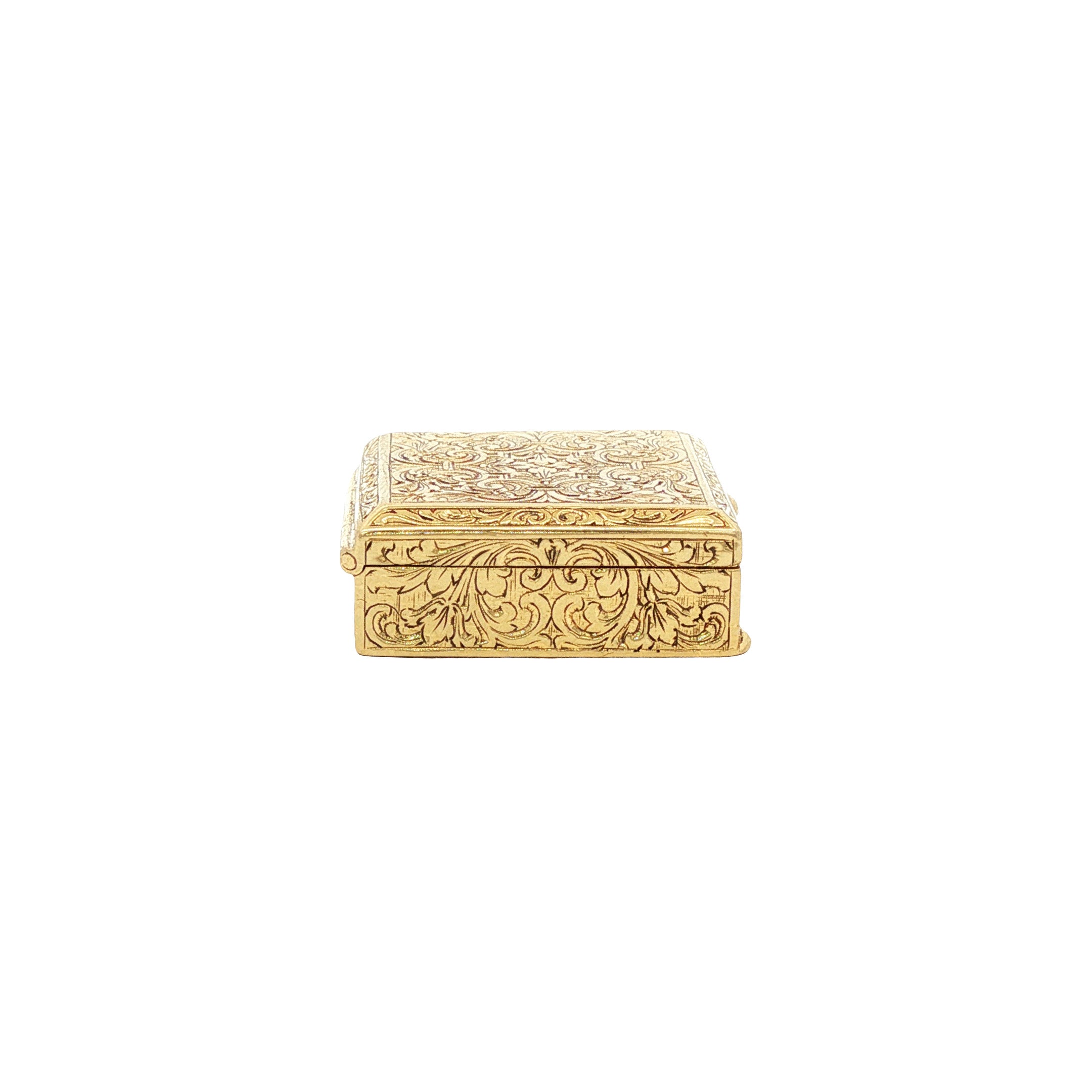 Vintage 18 kt gold box