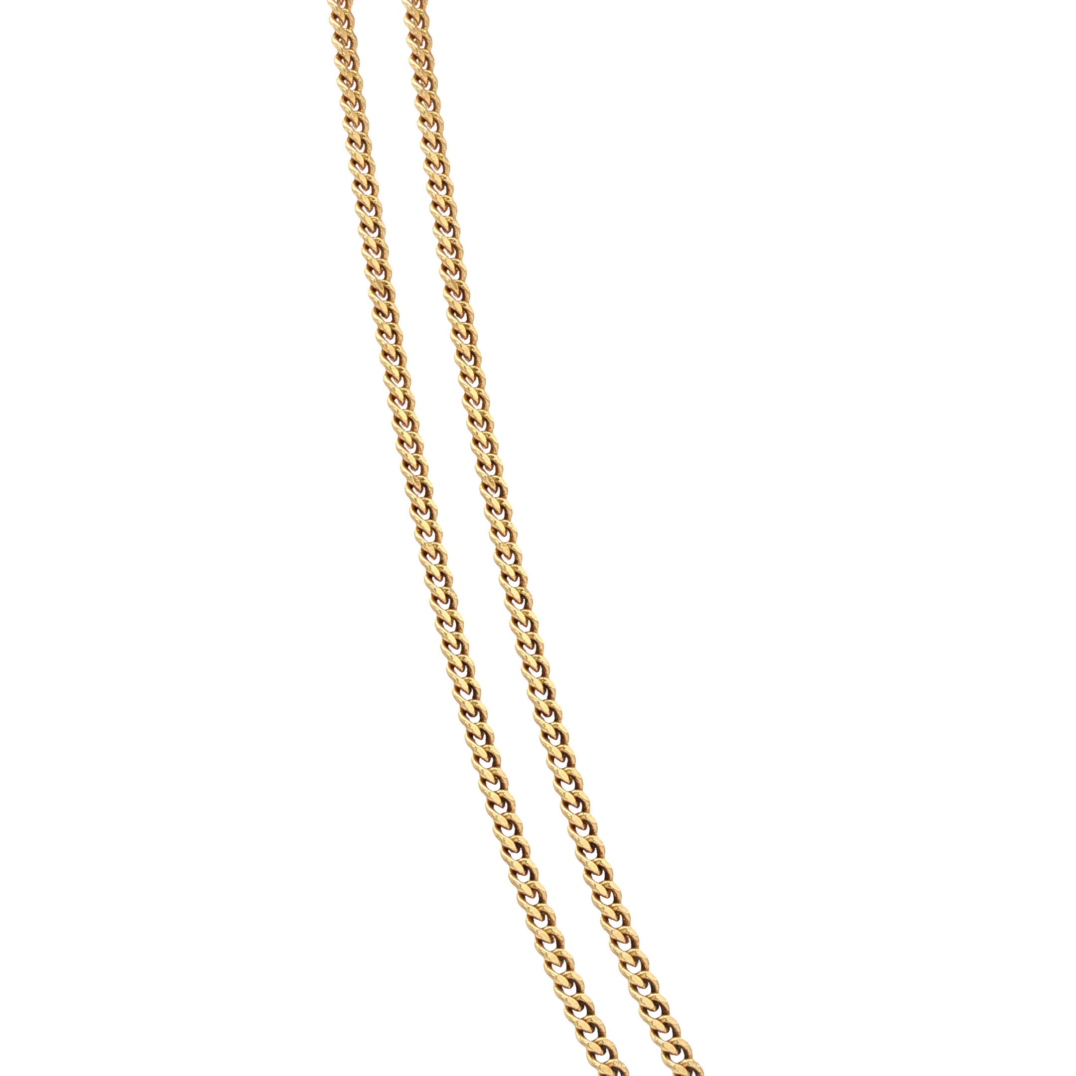 Gouden vintage gourmet collier 14 kt