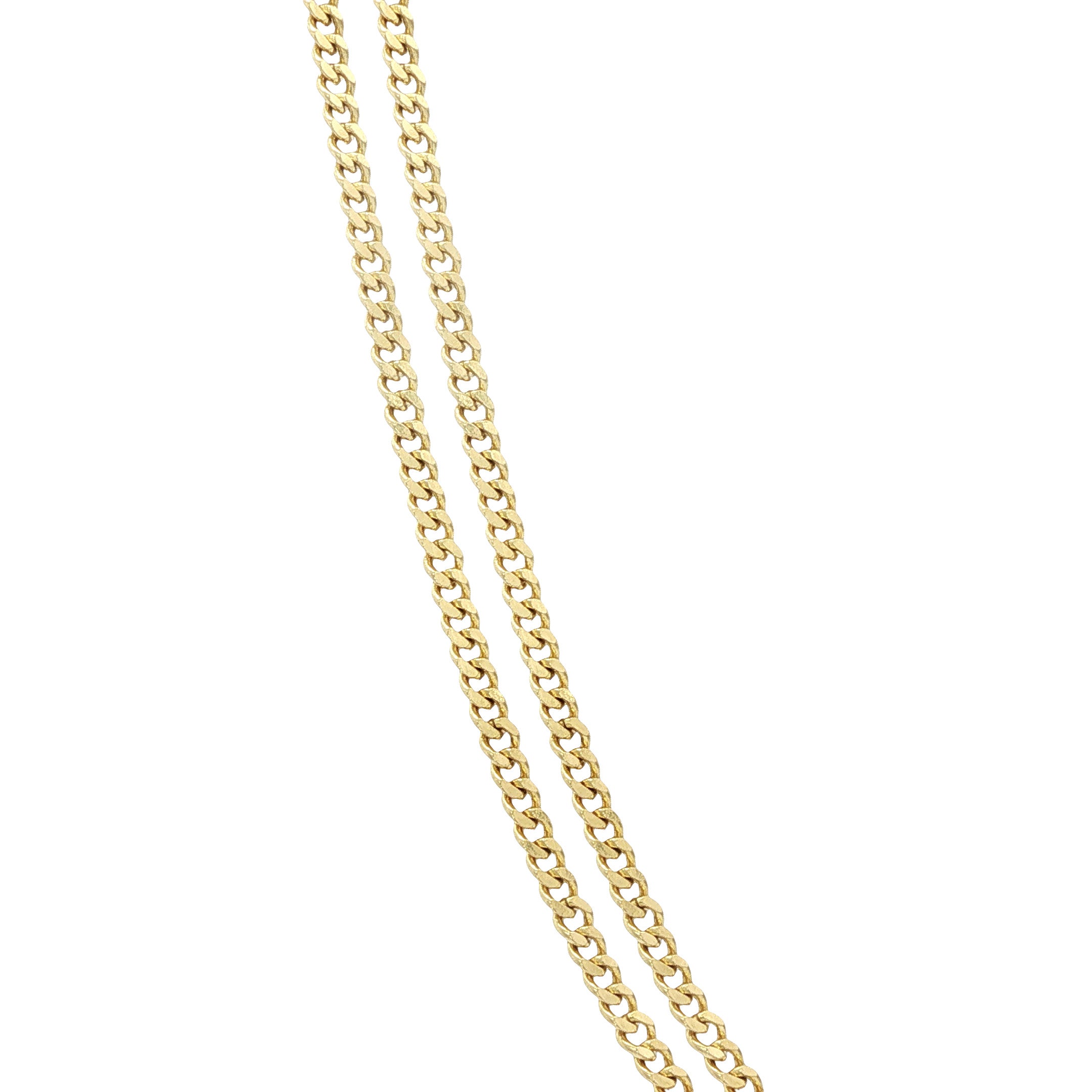 Gouden vintage gourmet collier 14 kt