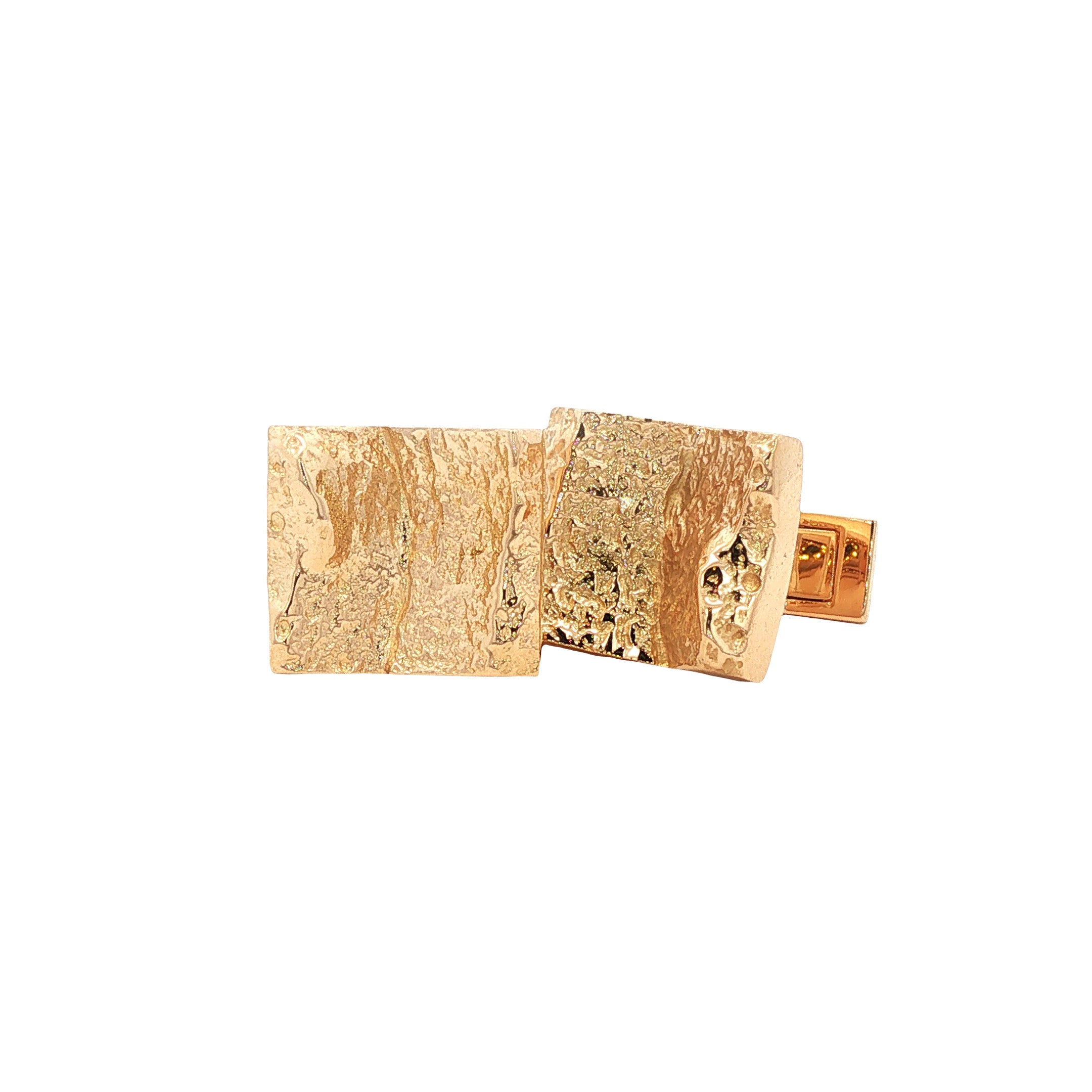 Gold vintage fantasy cufflinks 18 kt