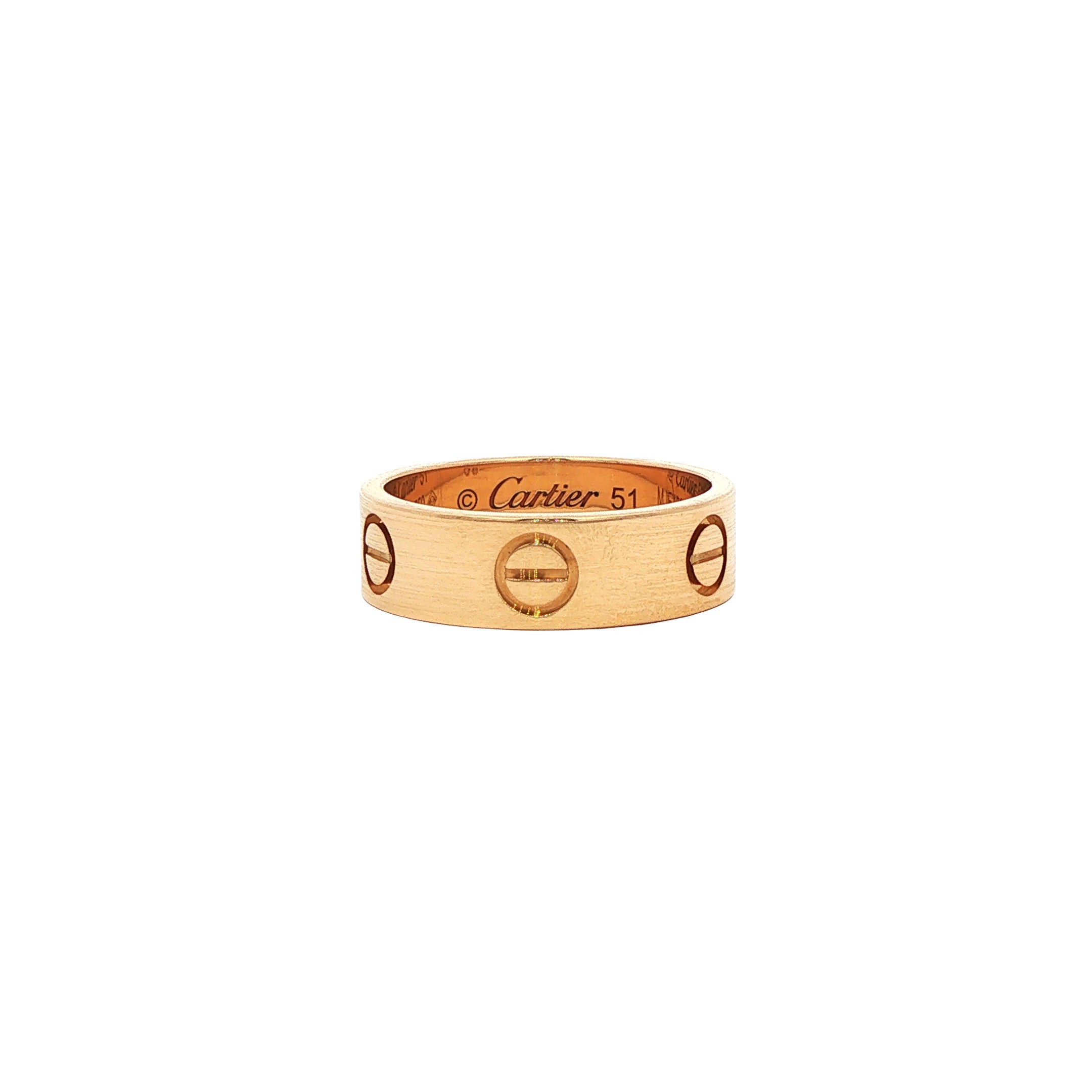 Gouden vintage Cartier LOVE ring 18 kt