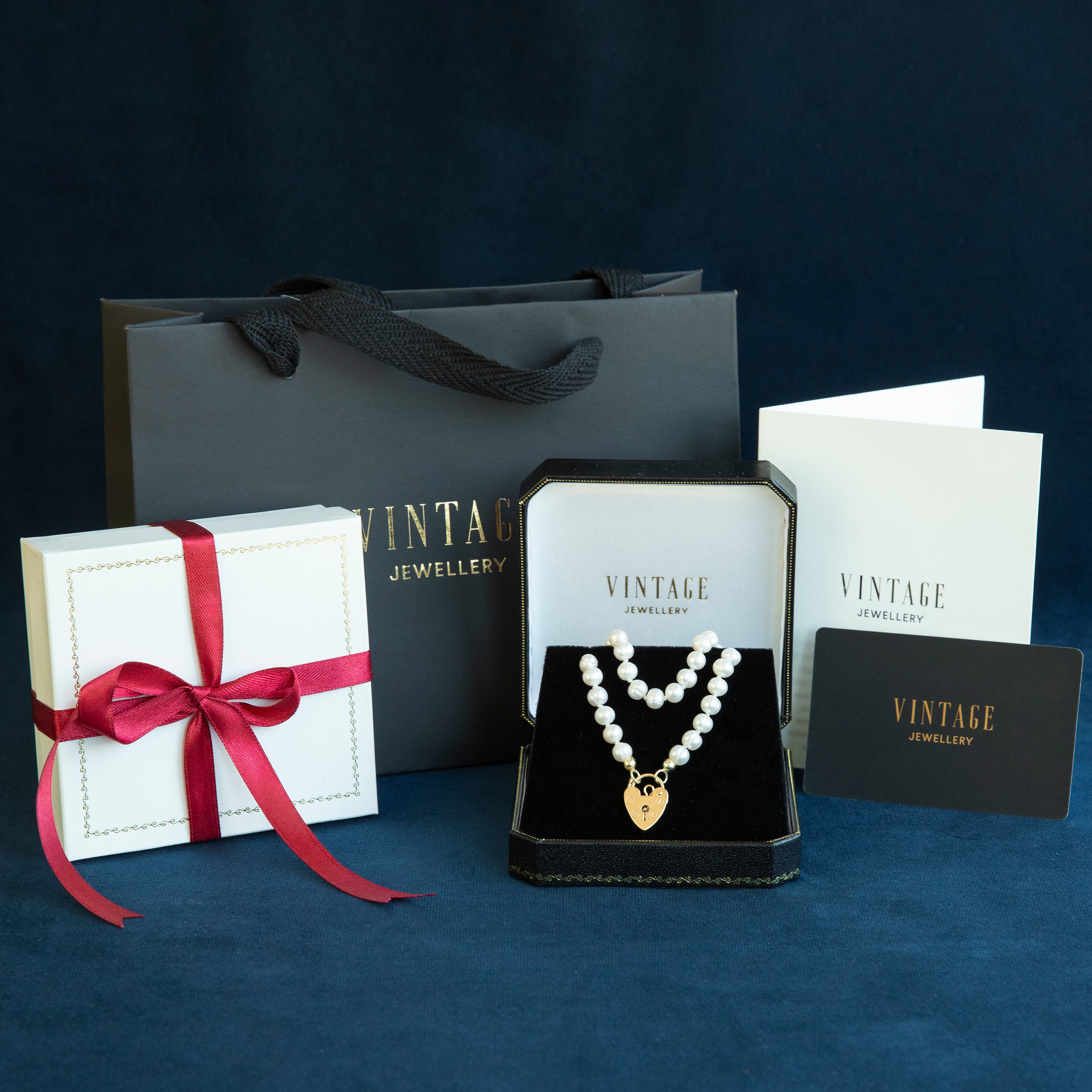 Parel collier met gouden sluiting 14 kt