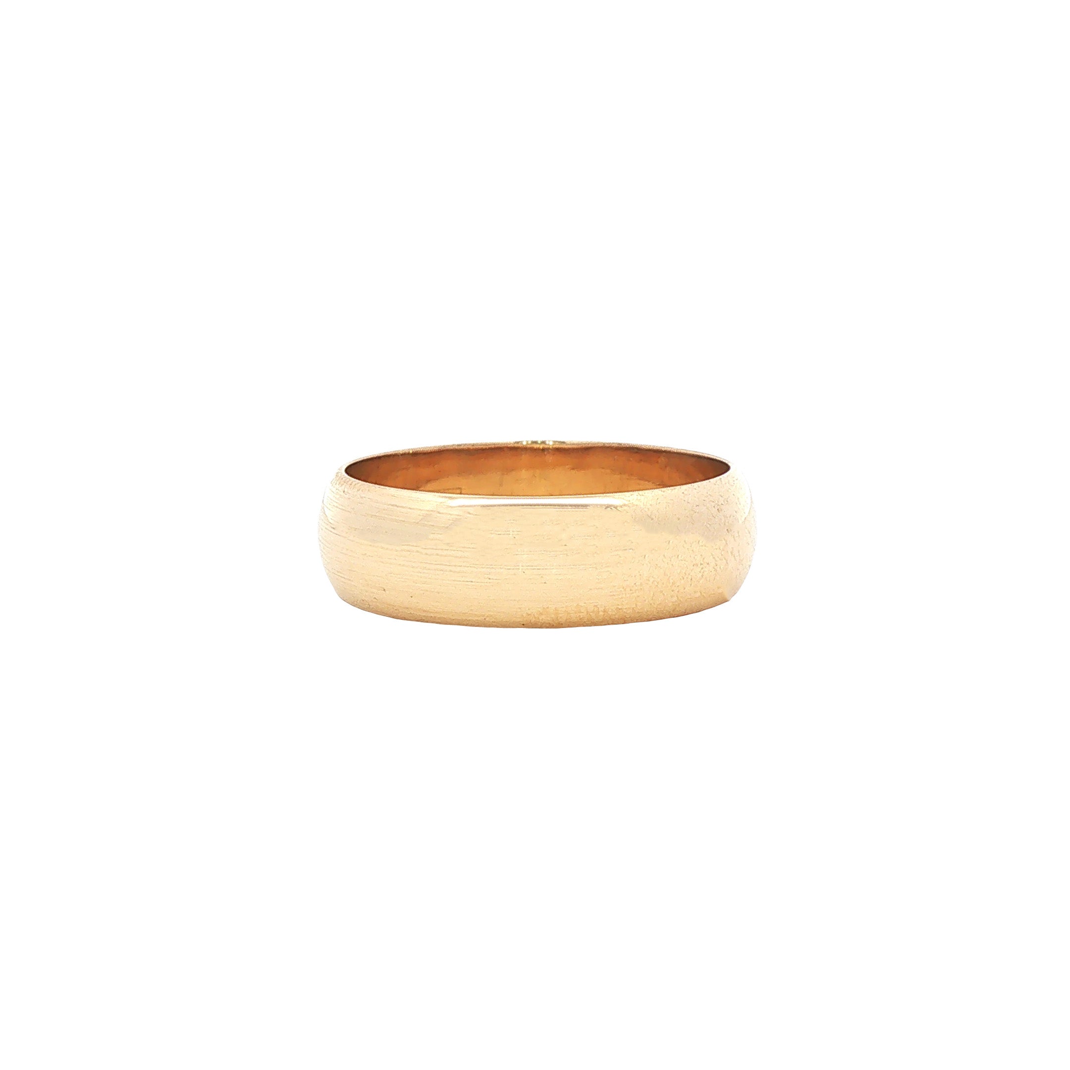 Vintage smooth 14 kt gold ring