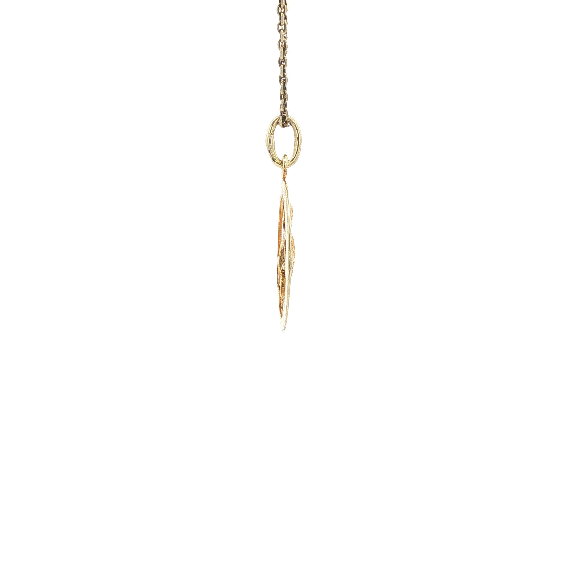 Vintage 14 kt gold Aries zodiac pendant