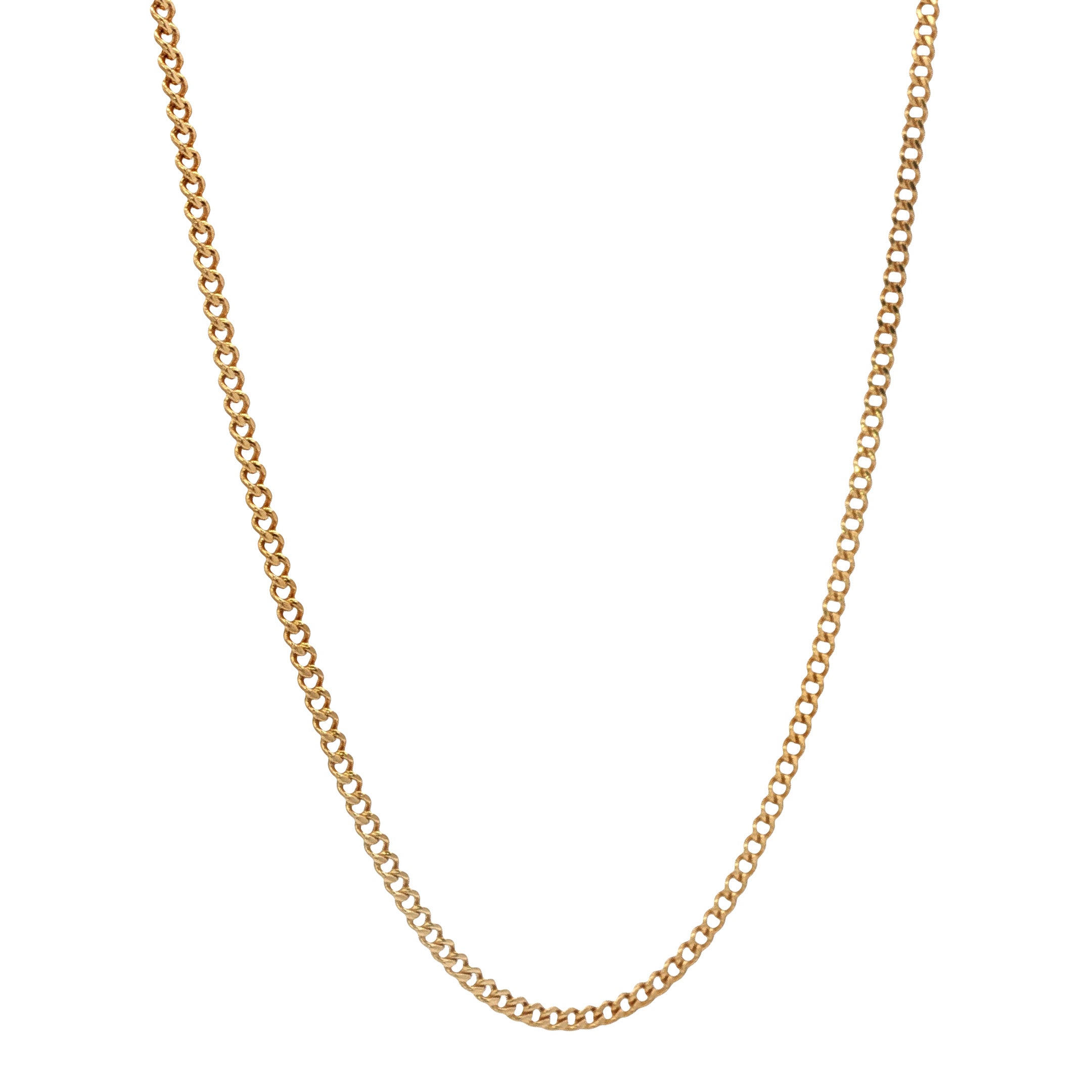 18 kt gold gourmet necklace