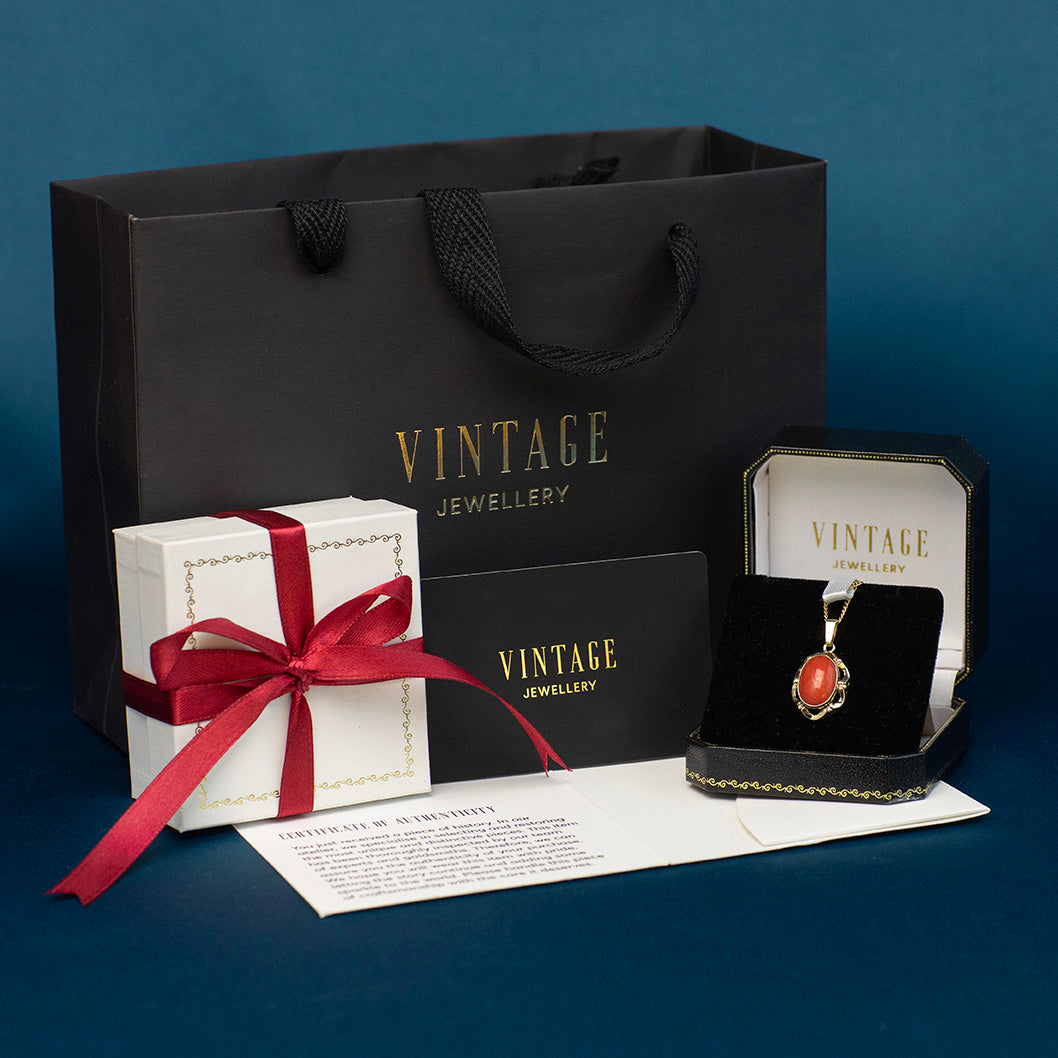 Gouden hanger met carneool 14 kt