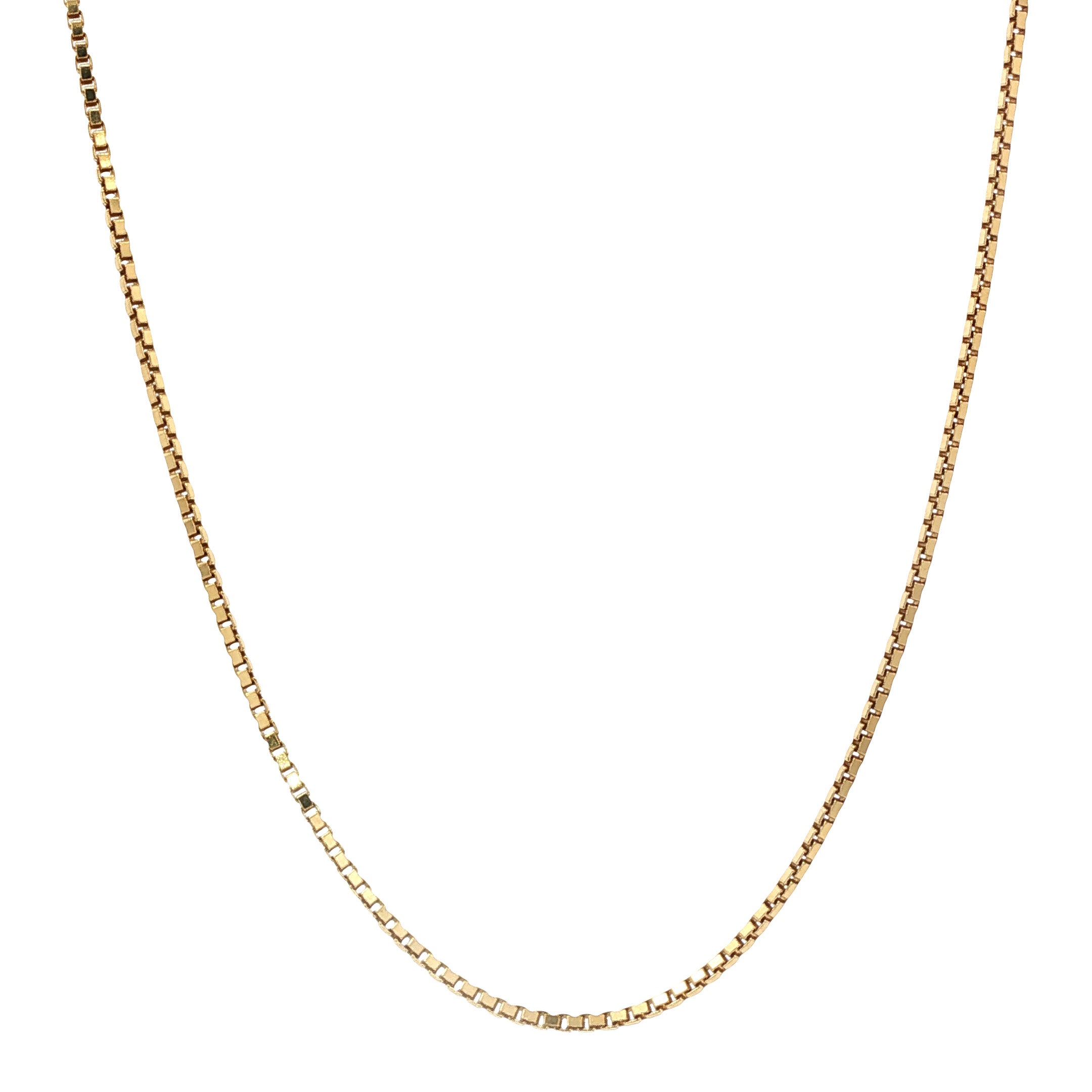 Gold venetian necklace 14 kt