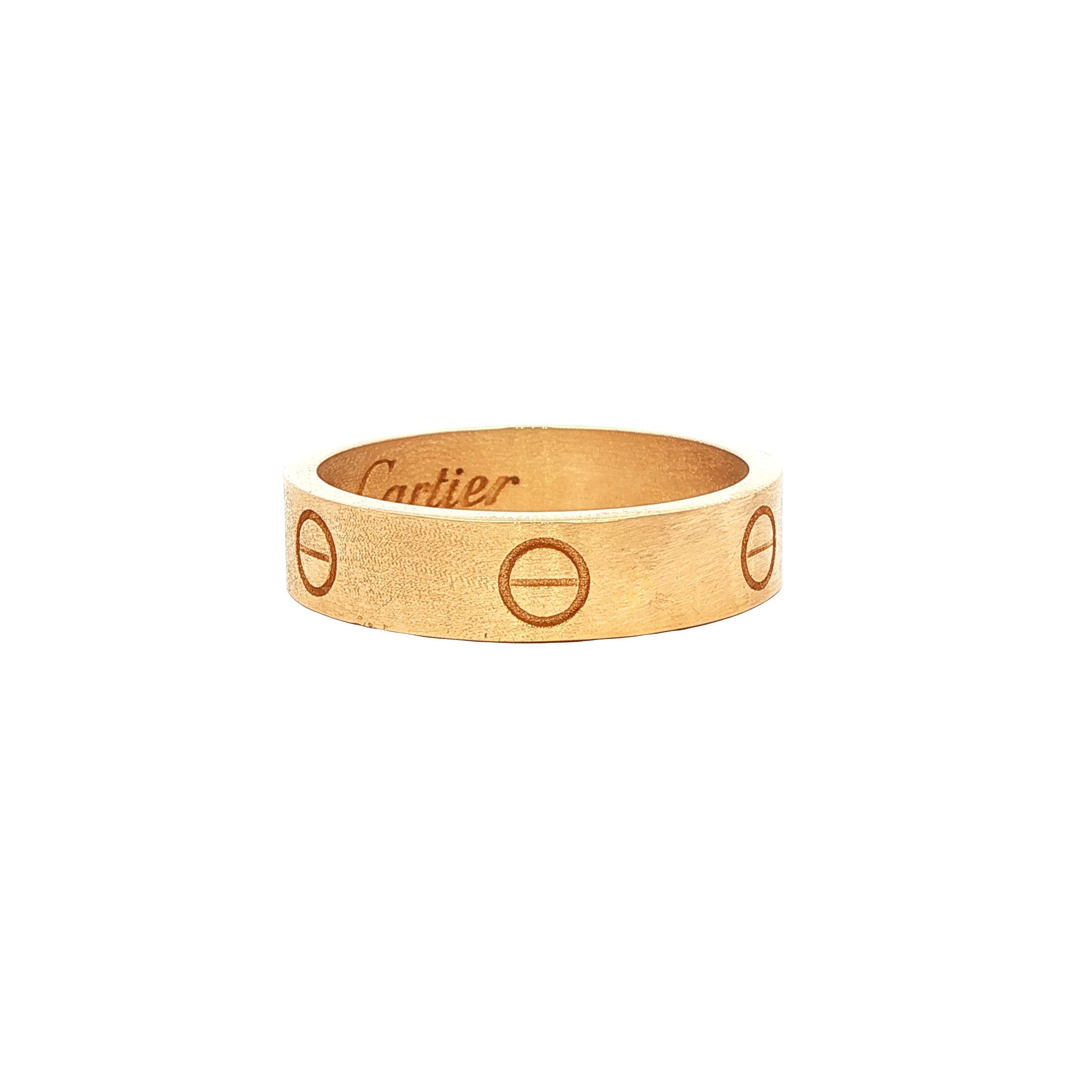 Vintage Cartier LOVE ring klassiek model 18 kt