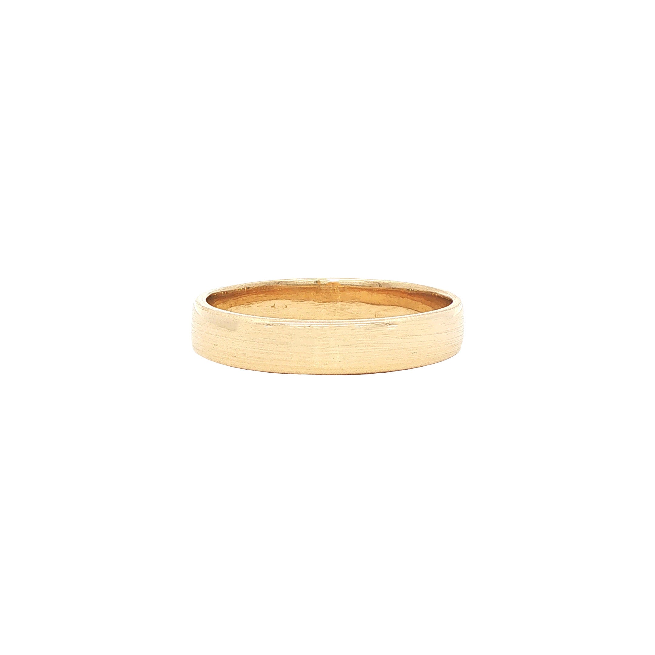 Vintage smooth gold ring, 14 kt