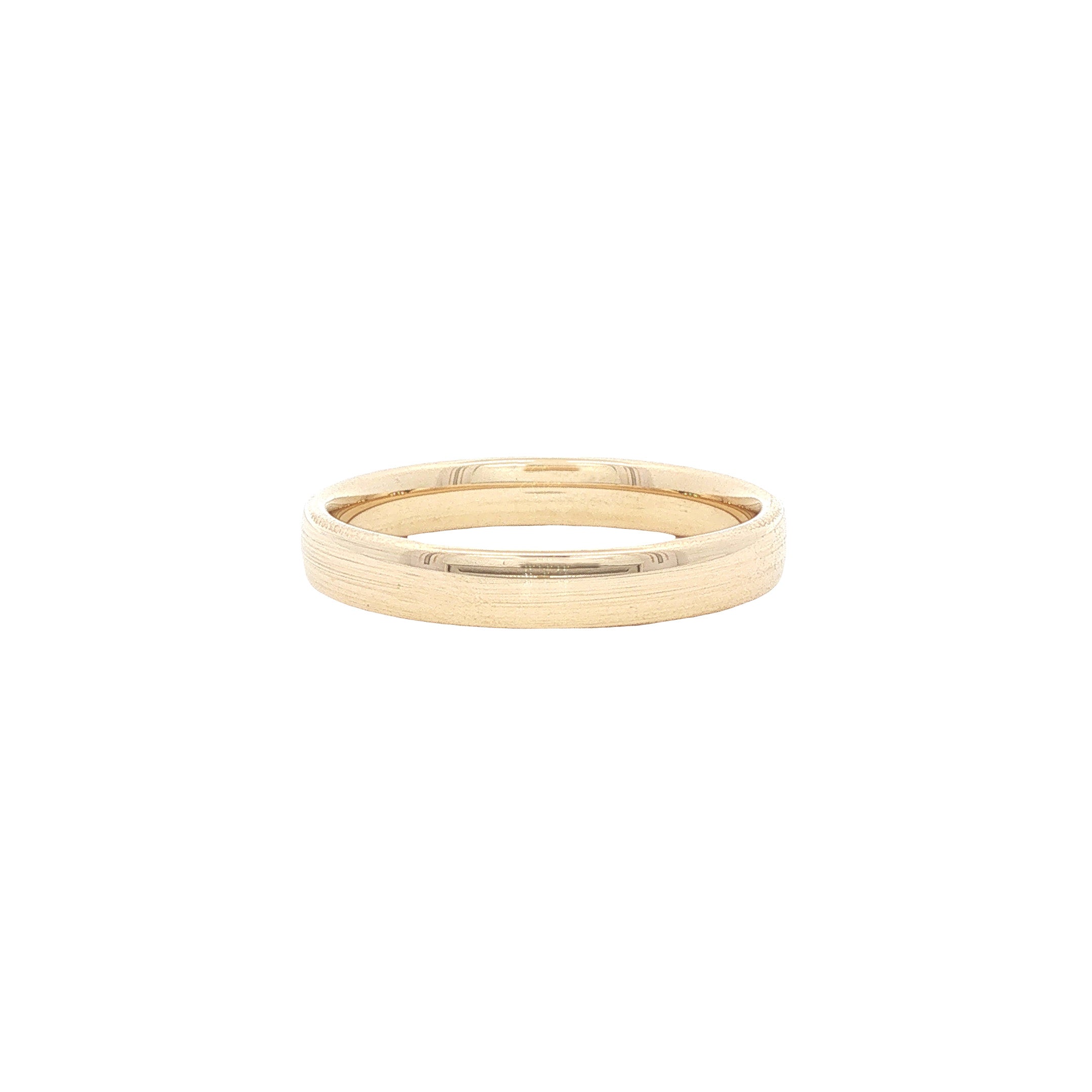 Vintage smooth gold ring 14 kt