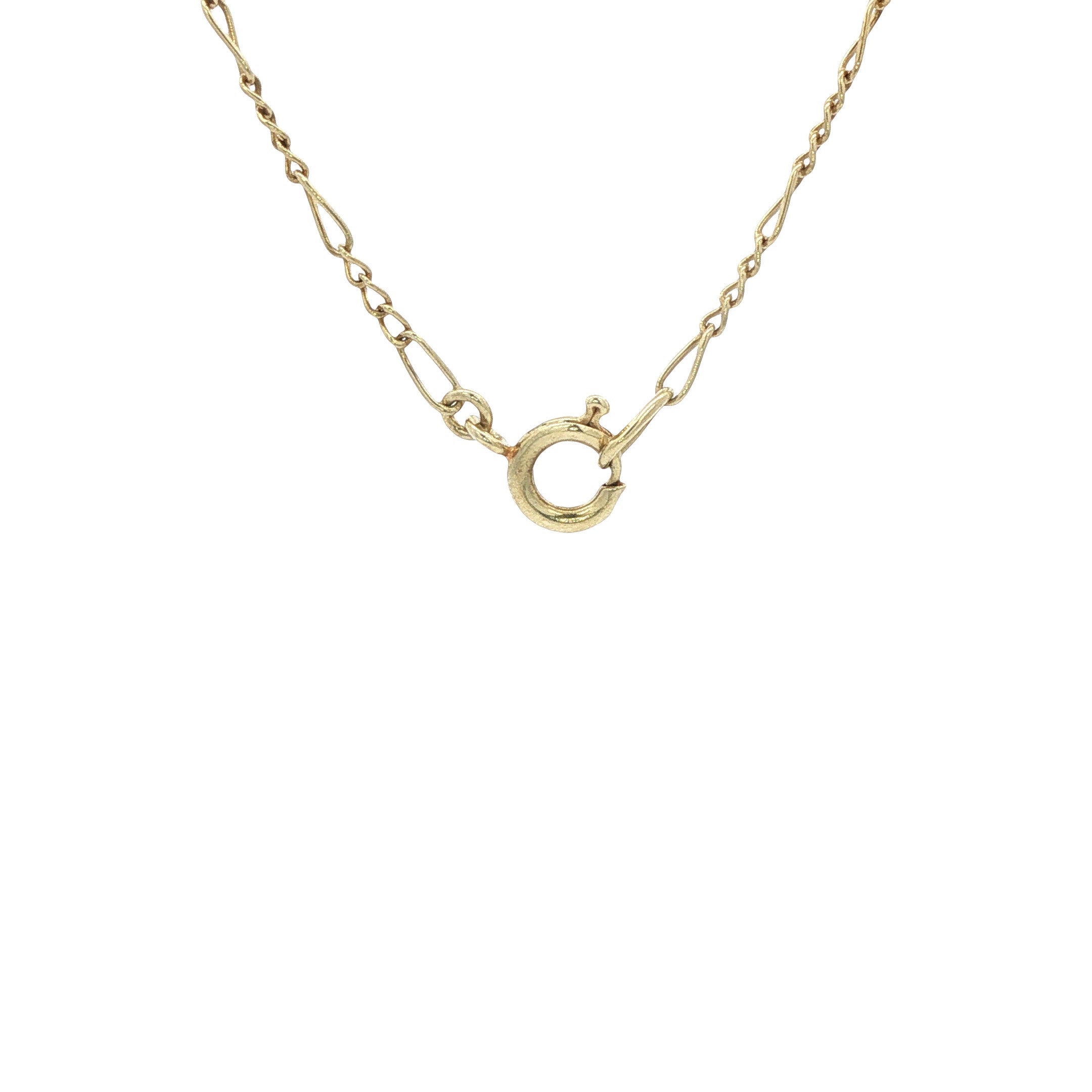 Vintage 14 kt gold Figaro necklace
