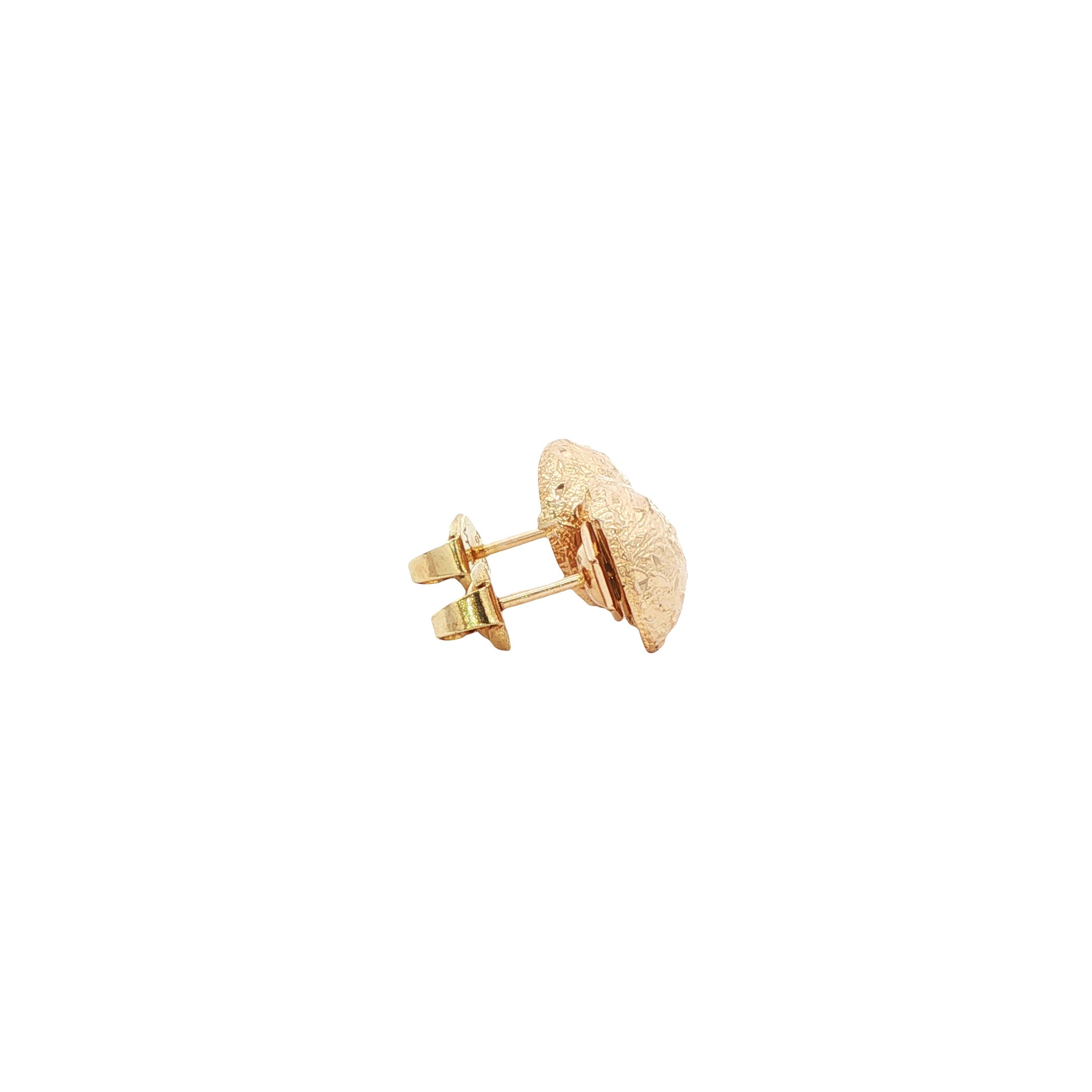 Vintage fantasie oorstekers 8 kt