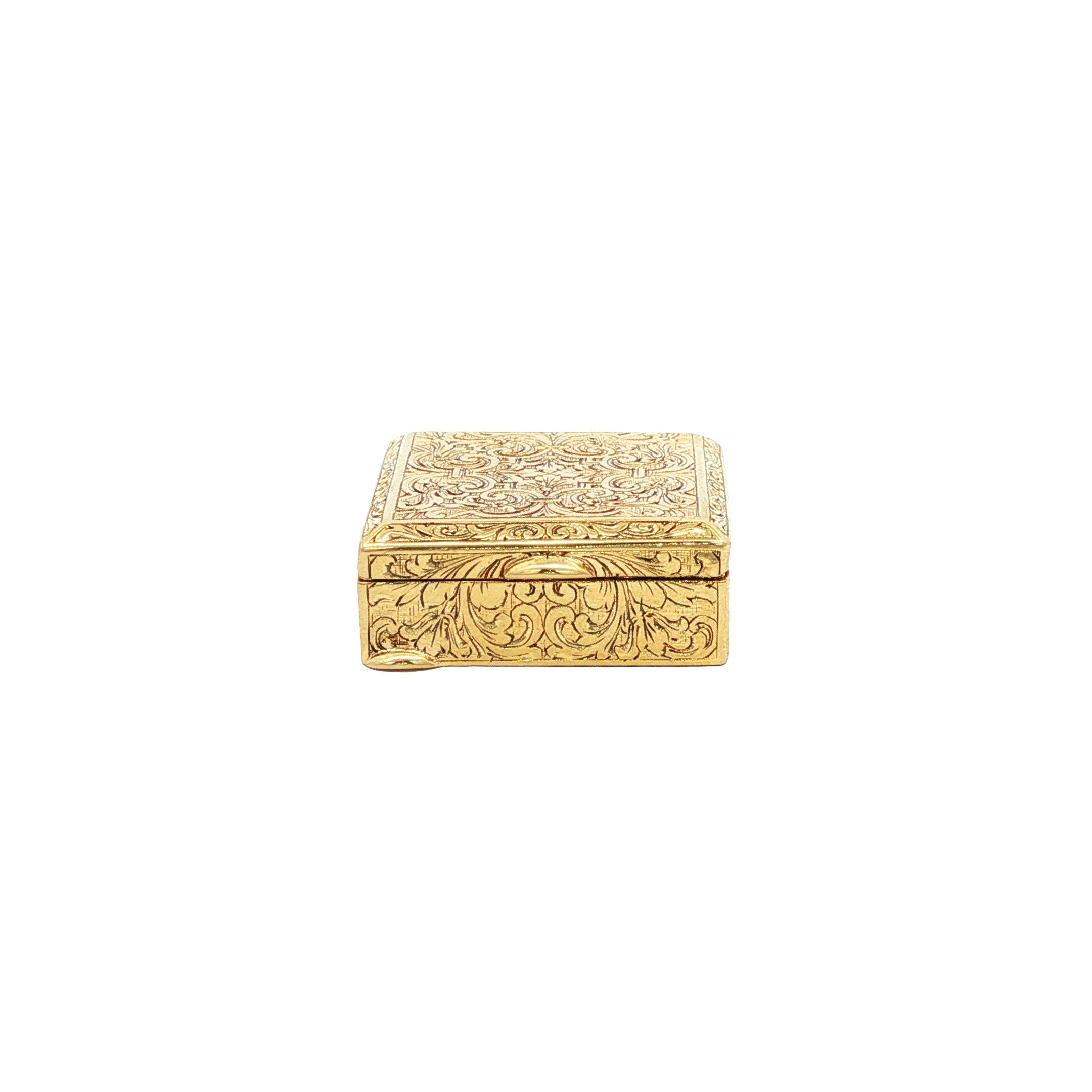 Vintage 18 kt gold box