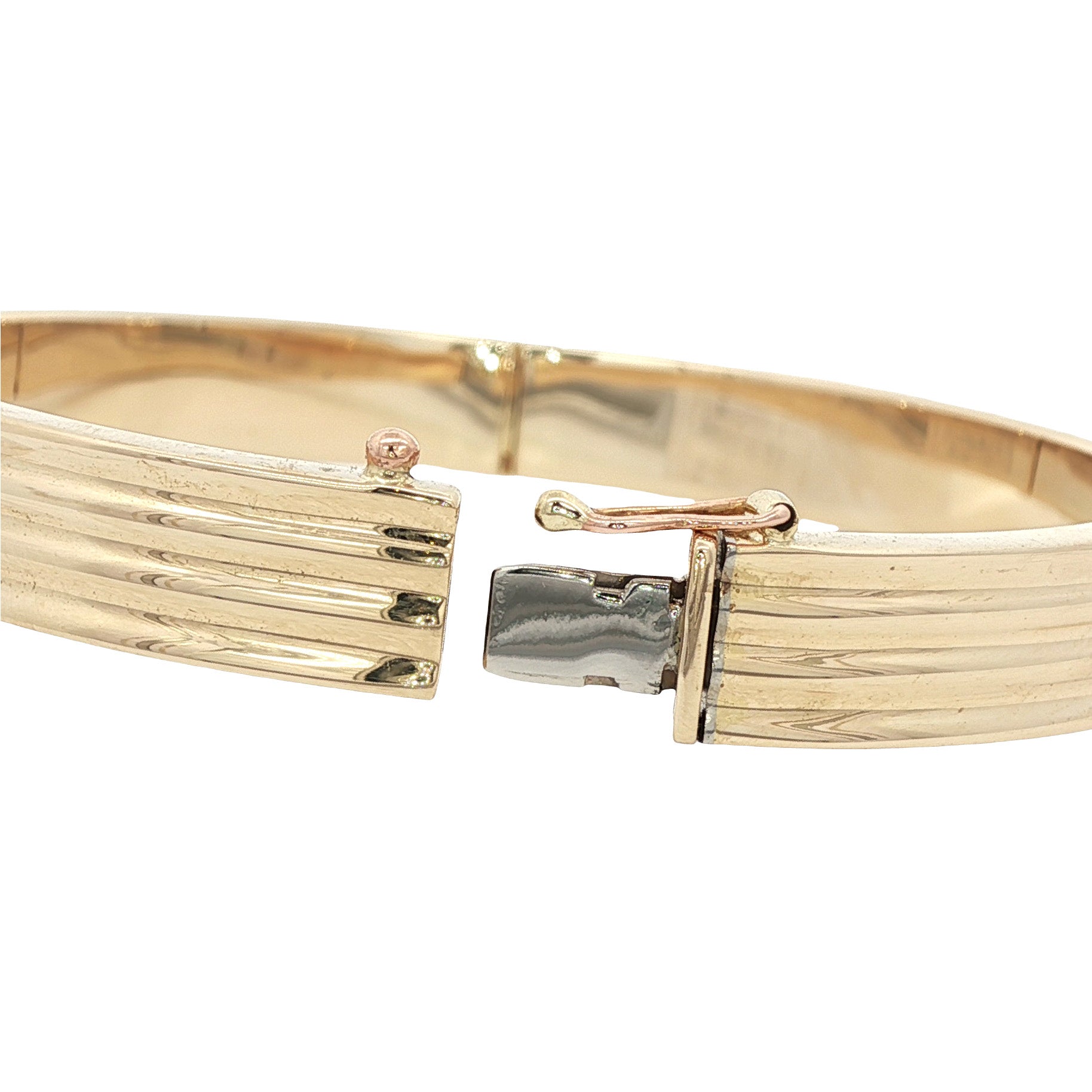Gold fantasy bangle 14 kt