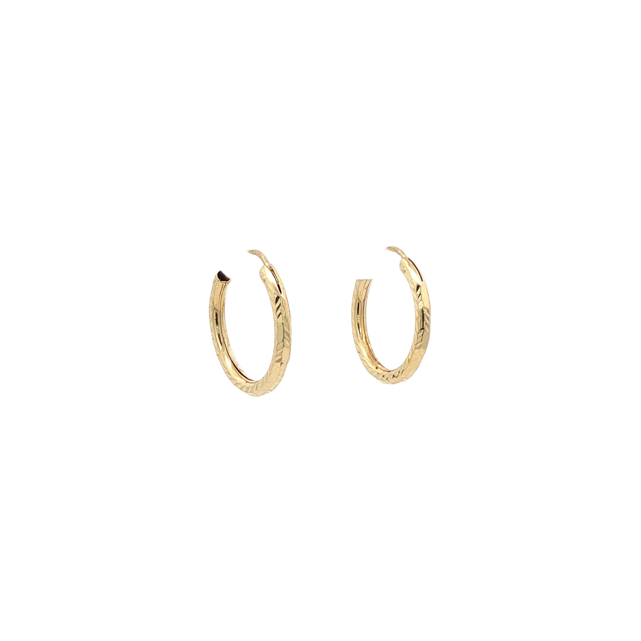 Gold fantasy earrings 14 kt