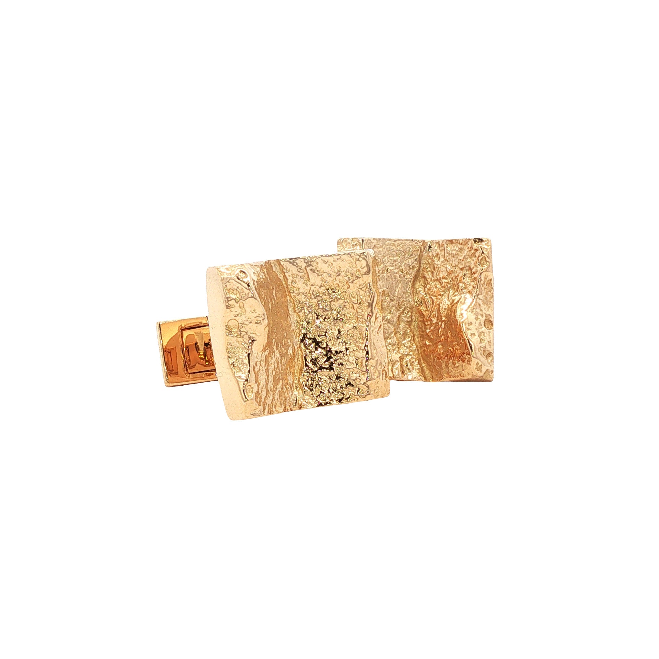 Gold vintage fantasy cufflinks 18 kt