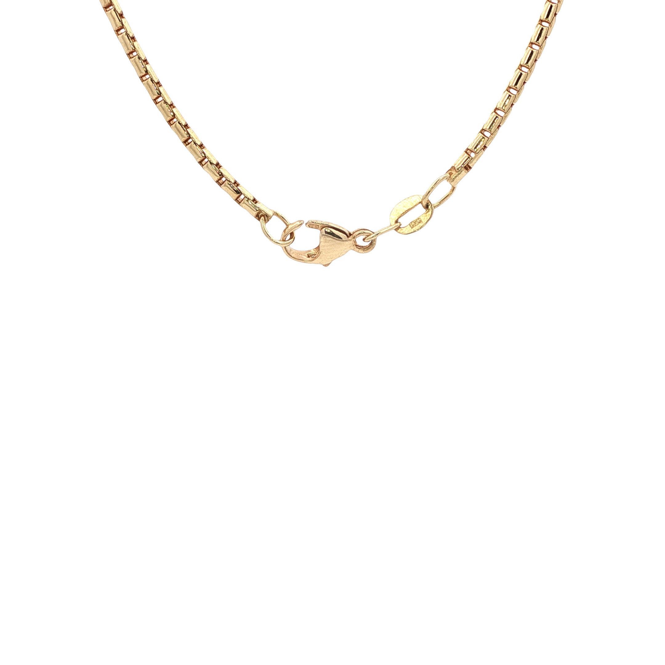 14 kt gold fantasy necklace