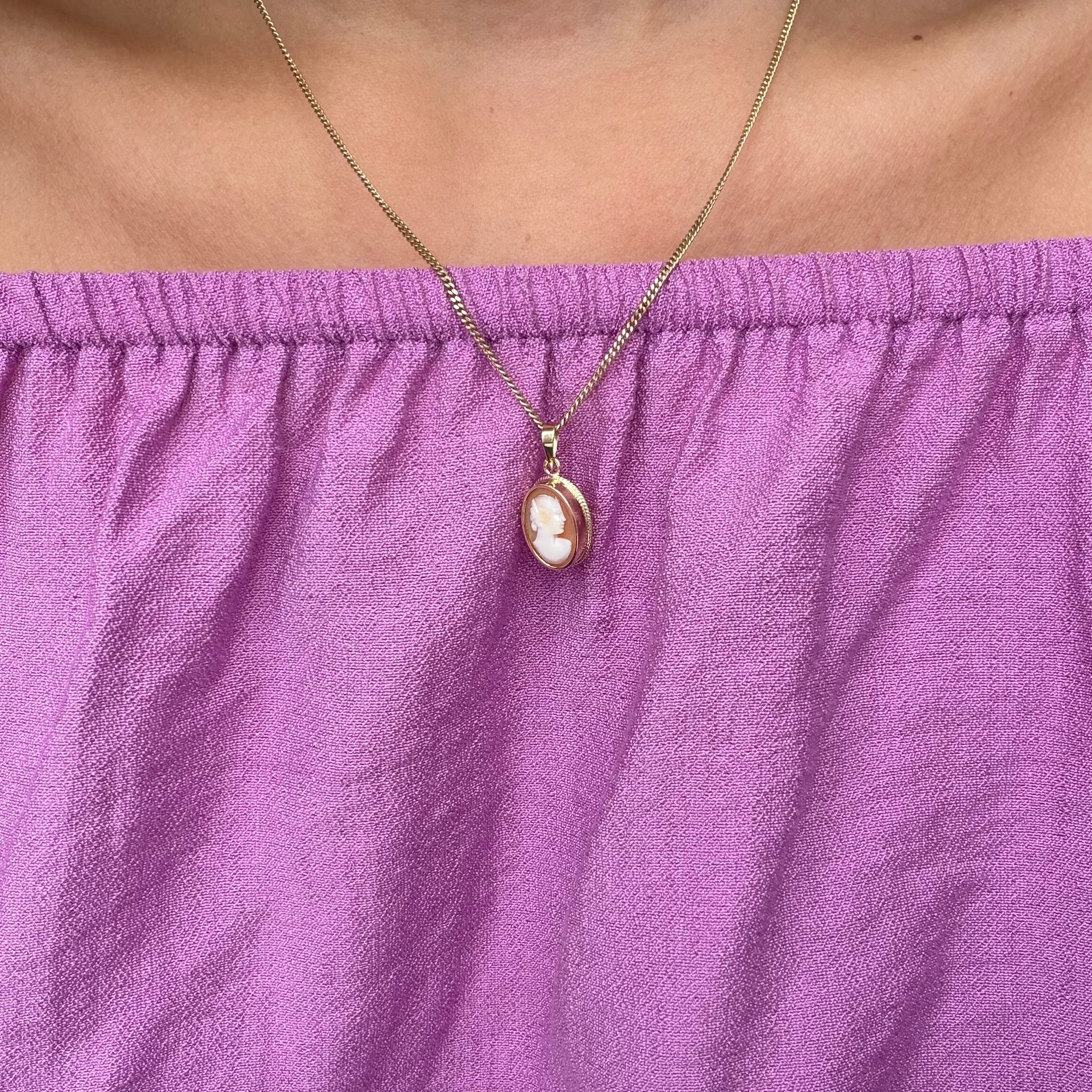 Gouden vintage gourmet lengtecollier 14 kt