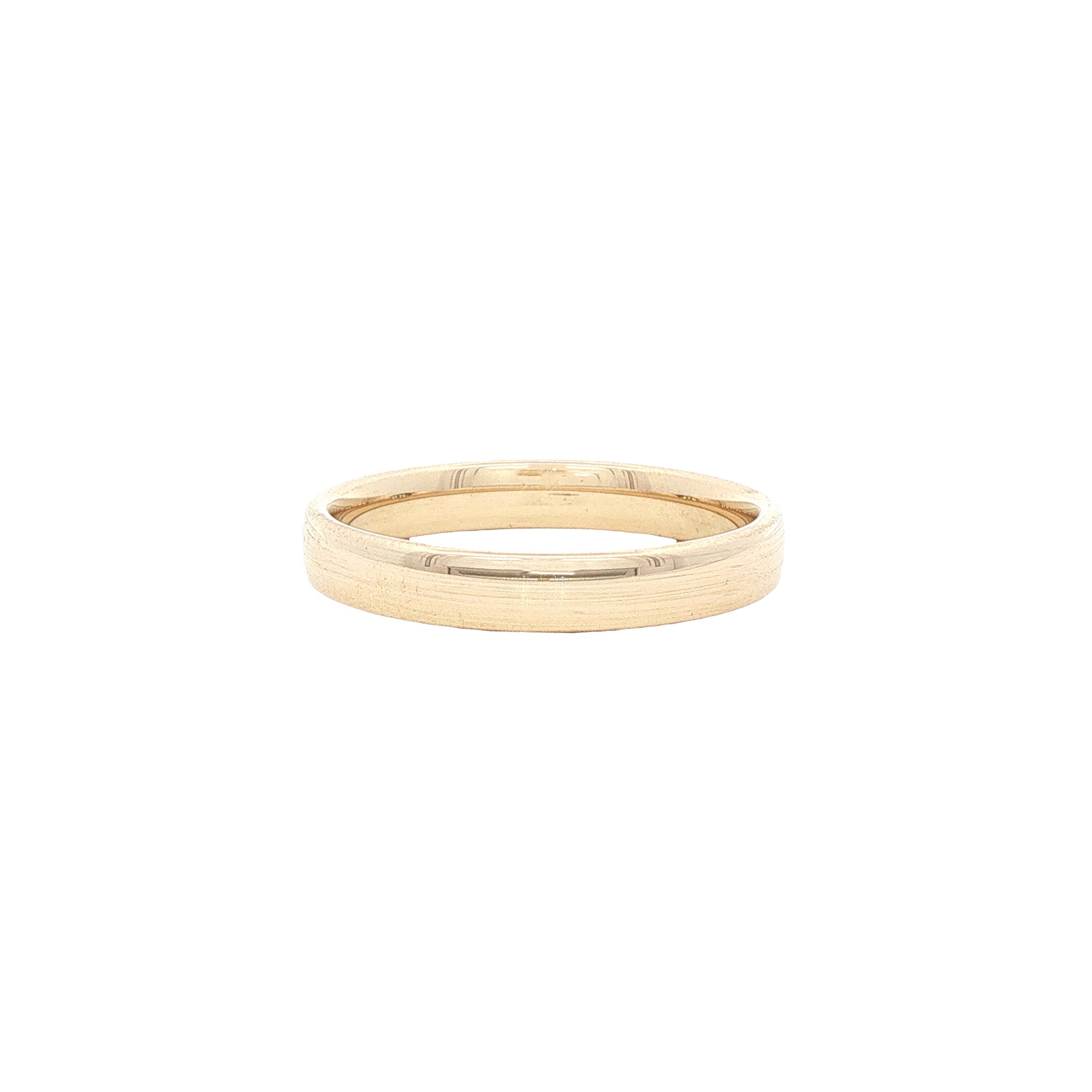 Vintage smooth gold ring 14 kt