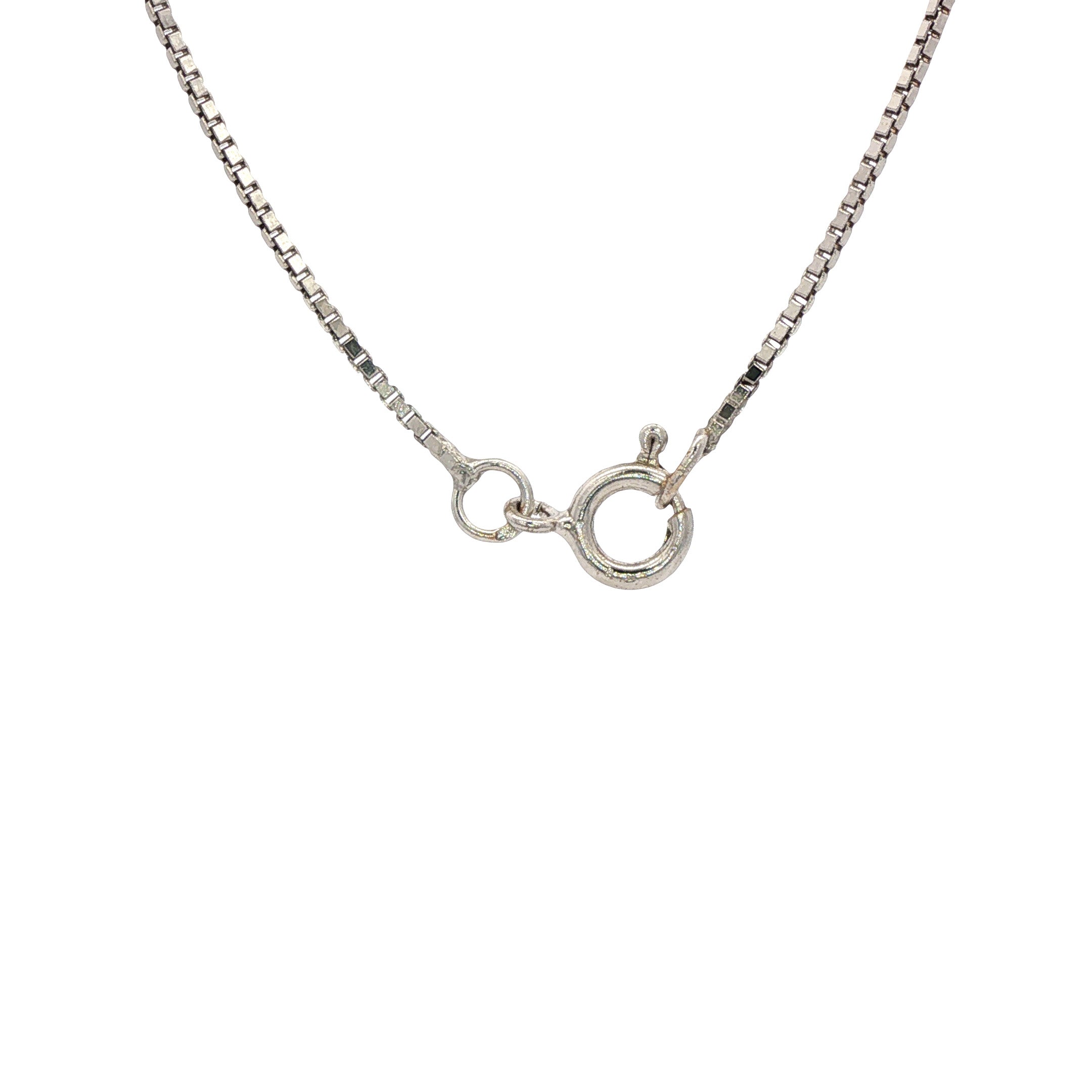 Witgouden vintage venetiaan collier 14 kt