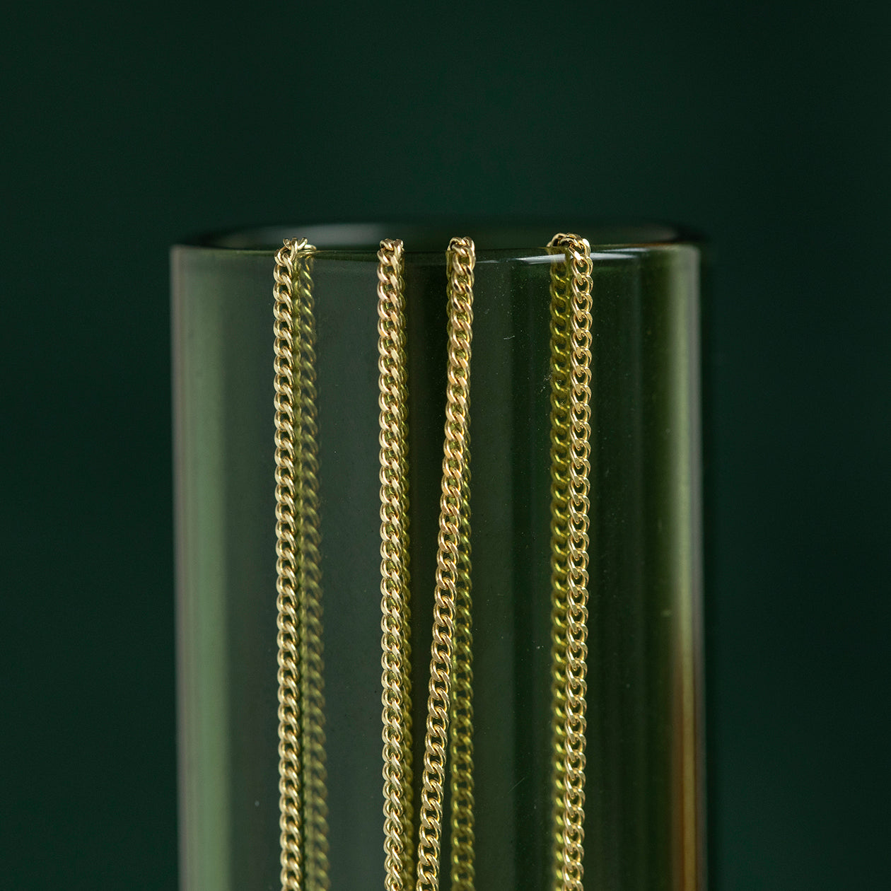 Gouden gourmet collier 14 kt