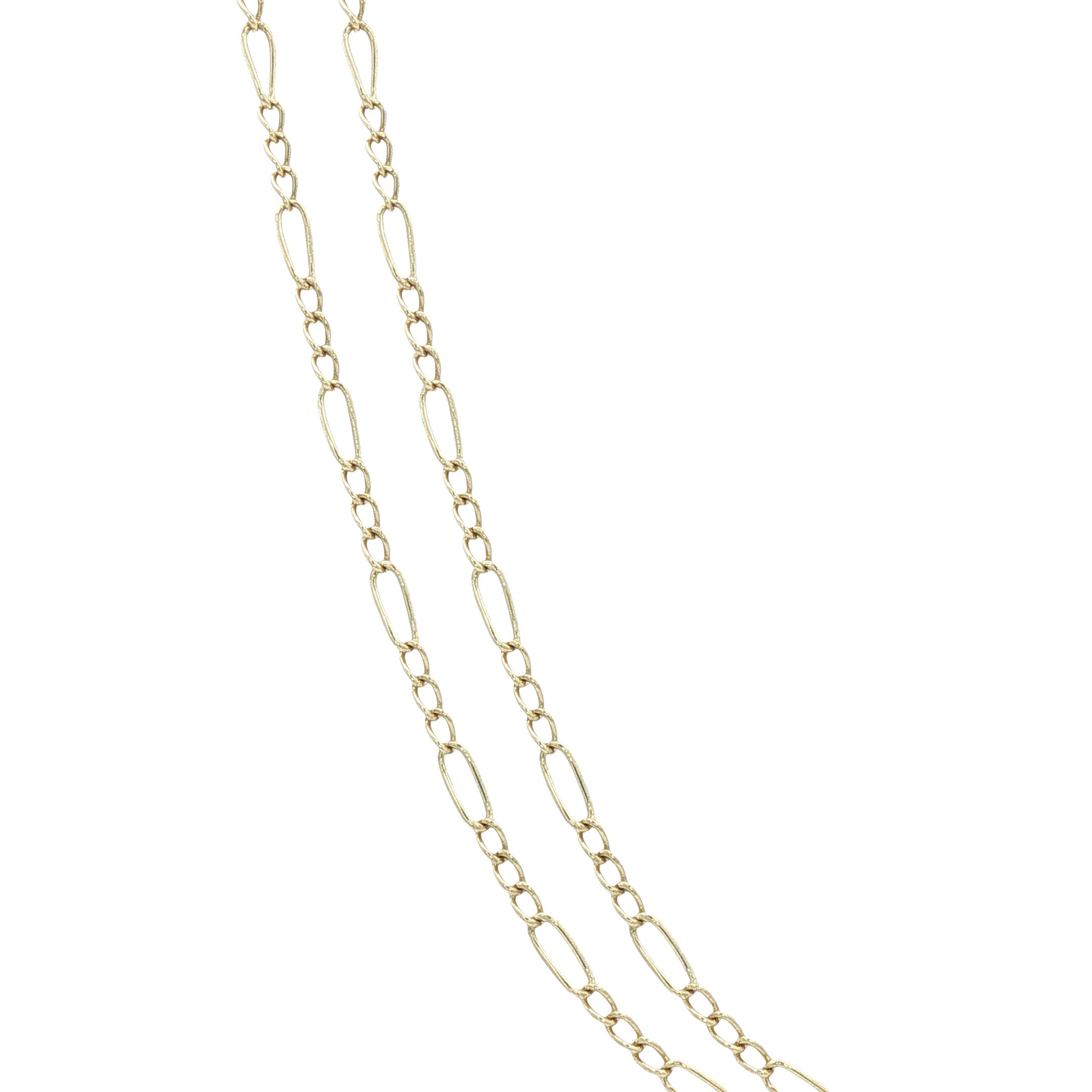 Vintage 14 kt gold Figaro necklace