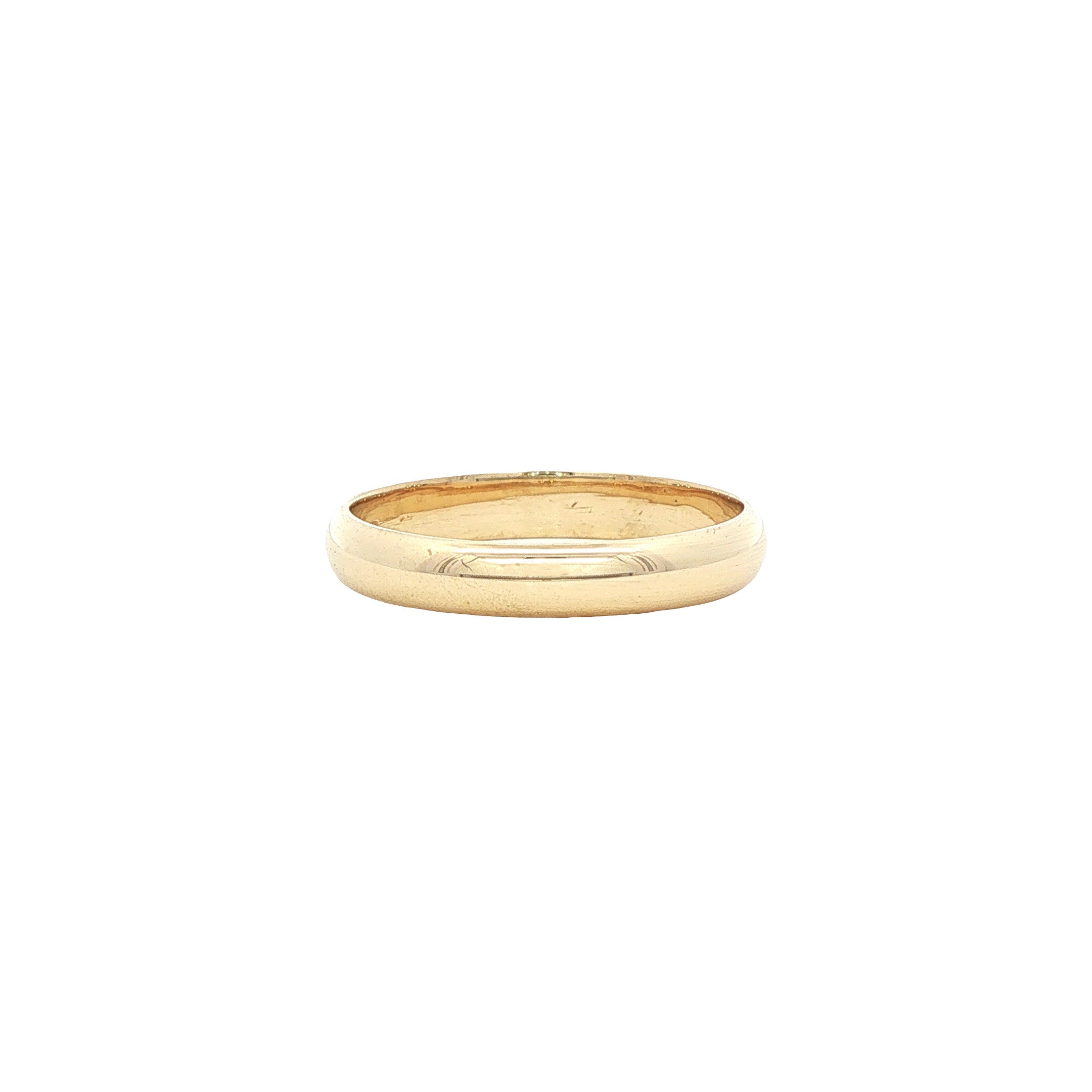 Vintage smooth 14 kt gold ring