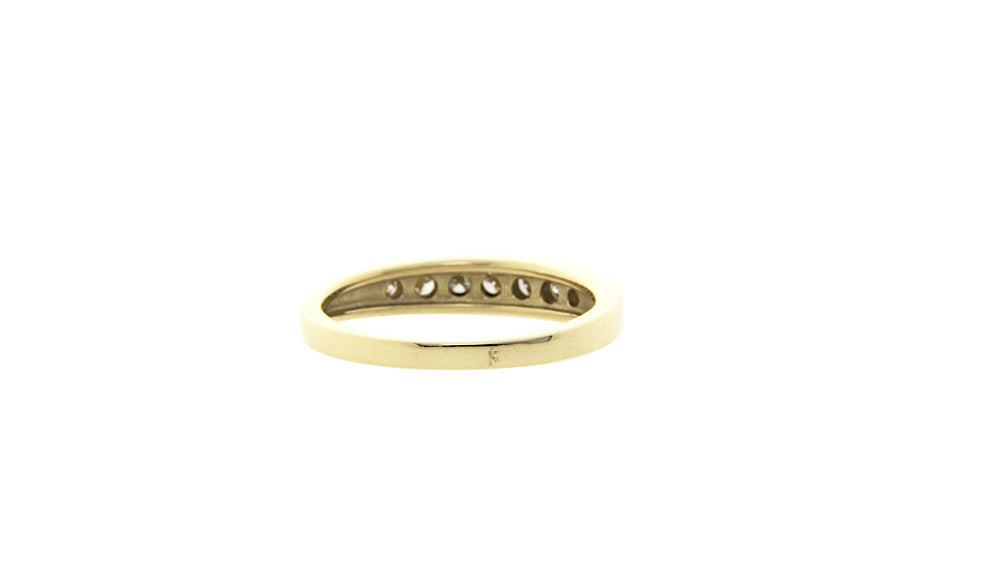 Gouden ring met diamant 14 krt