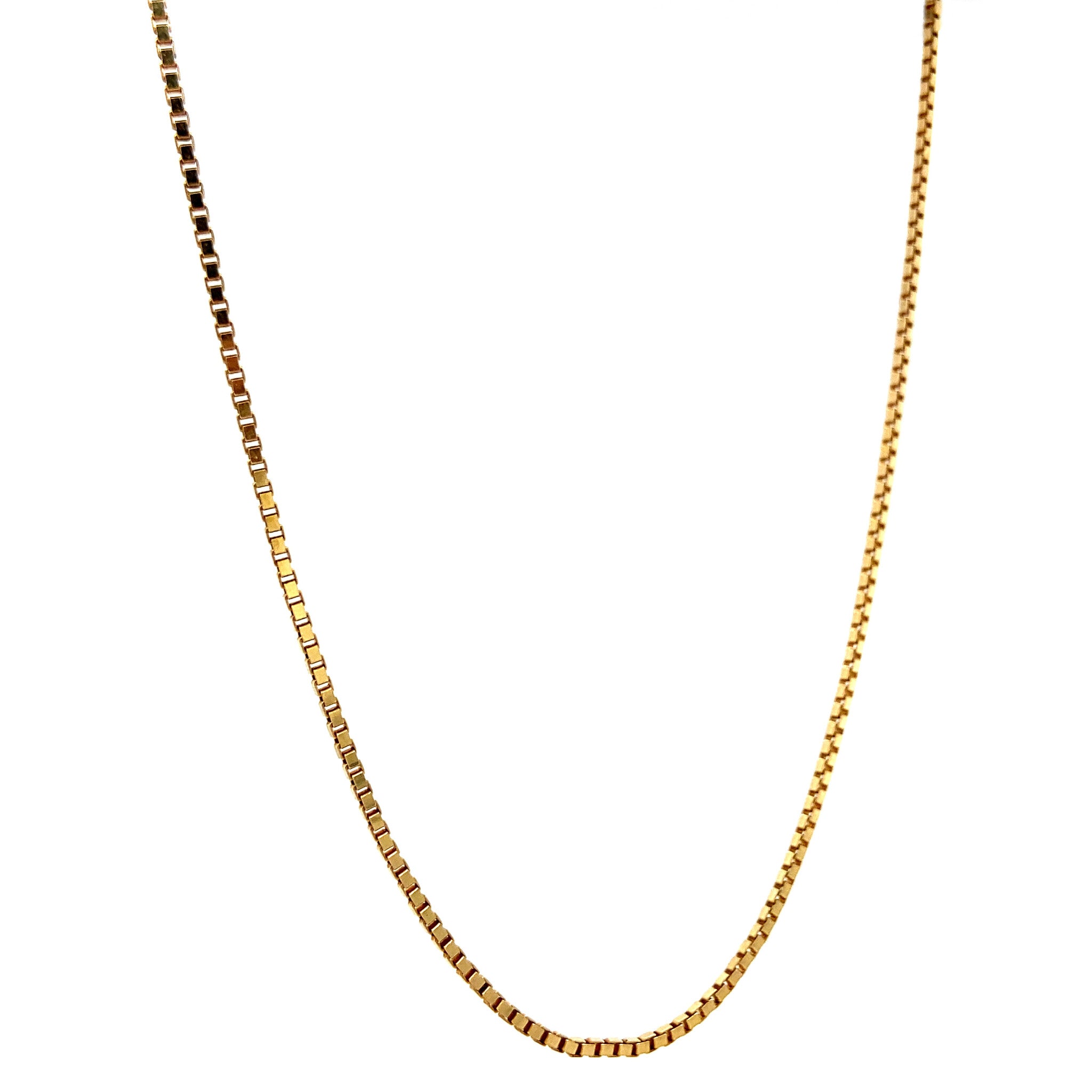 14 kt gold Venetian long necklace