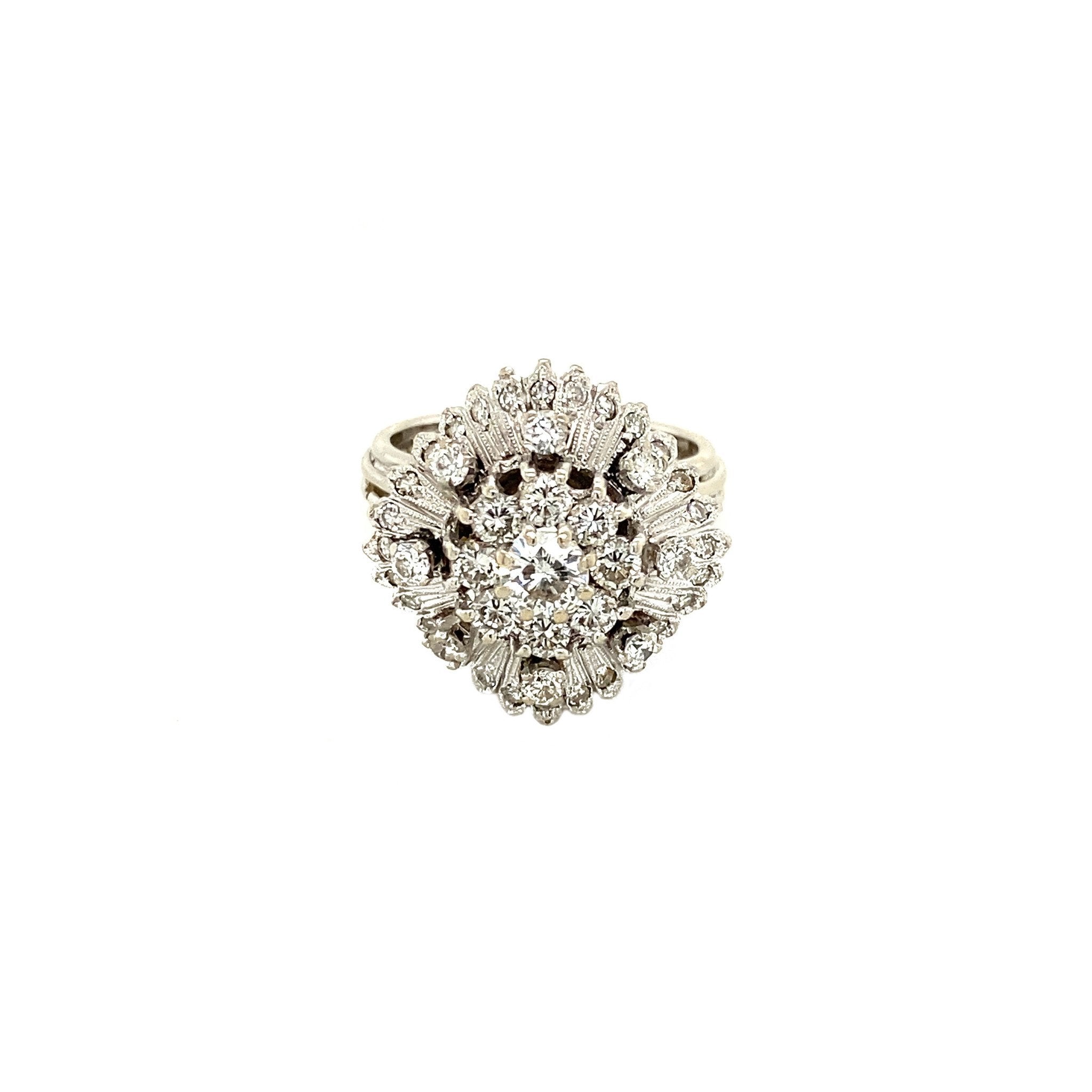 Gouden ring met diamant 14 krt