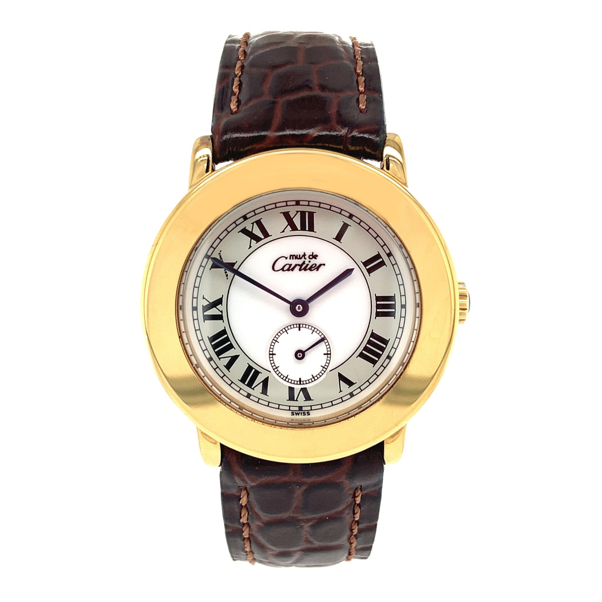 Must de Cartier Ronde horloge doublé