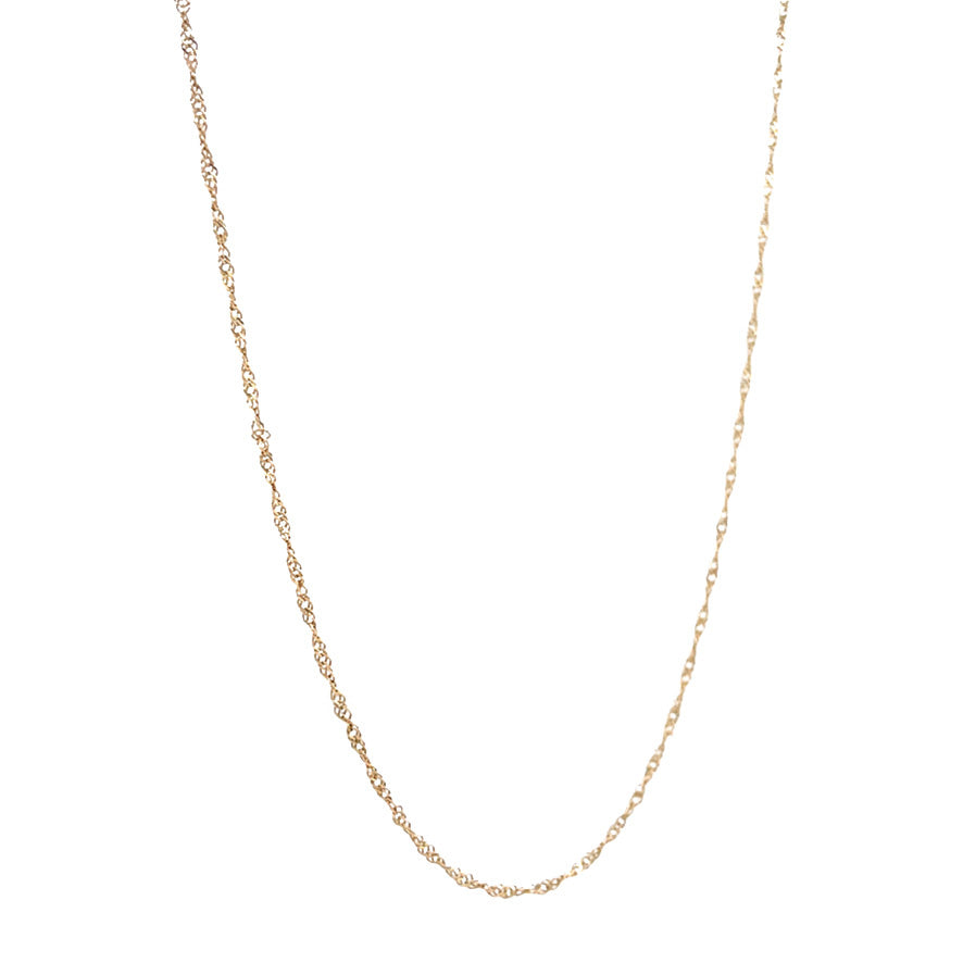 Gouden vintage singapore collier 14 krt