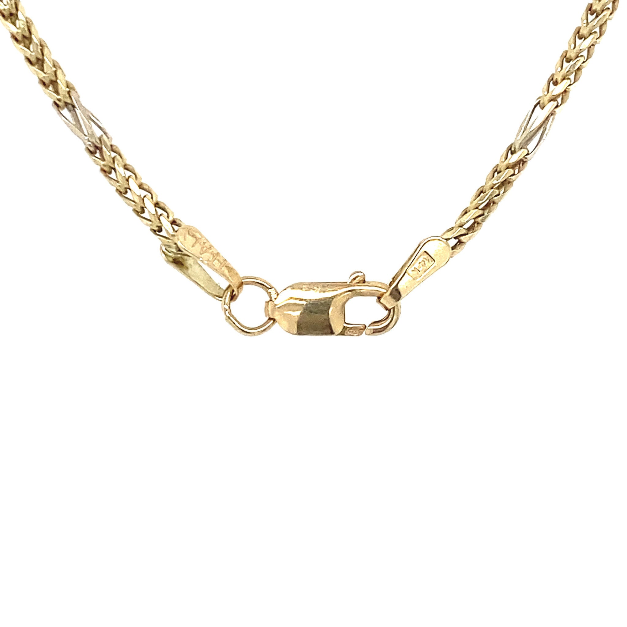 Gold fantasy necklace 14 kt