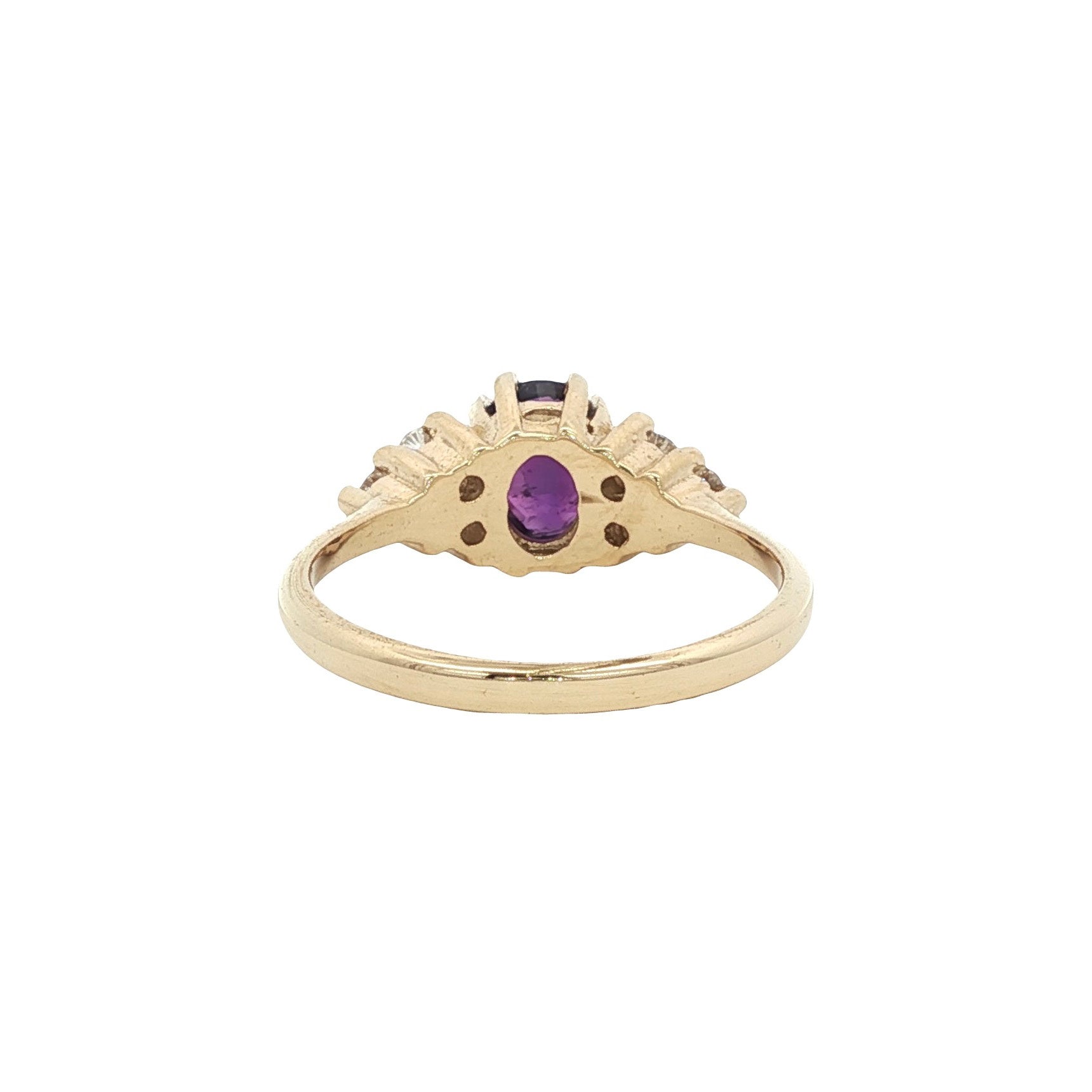 AUDREY RING 14 KRT - VIOLET