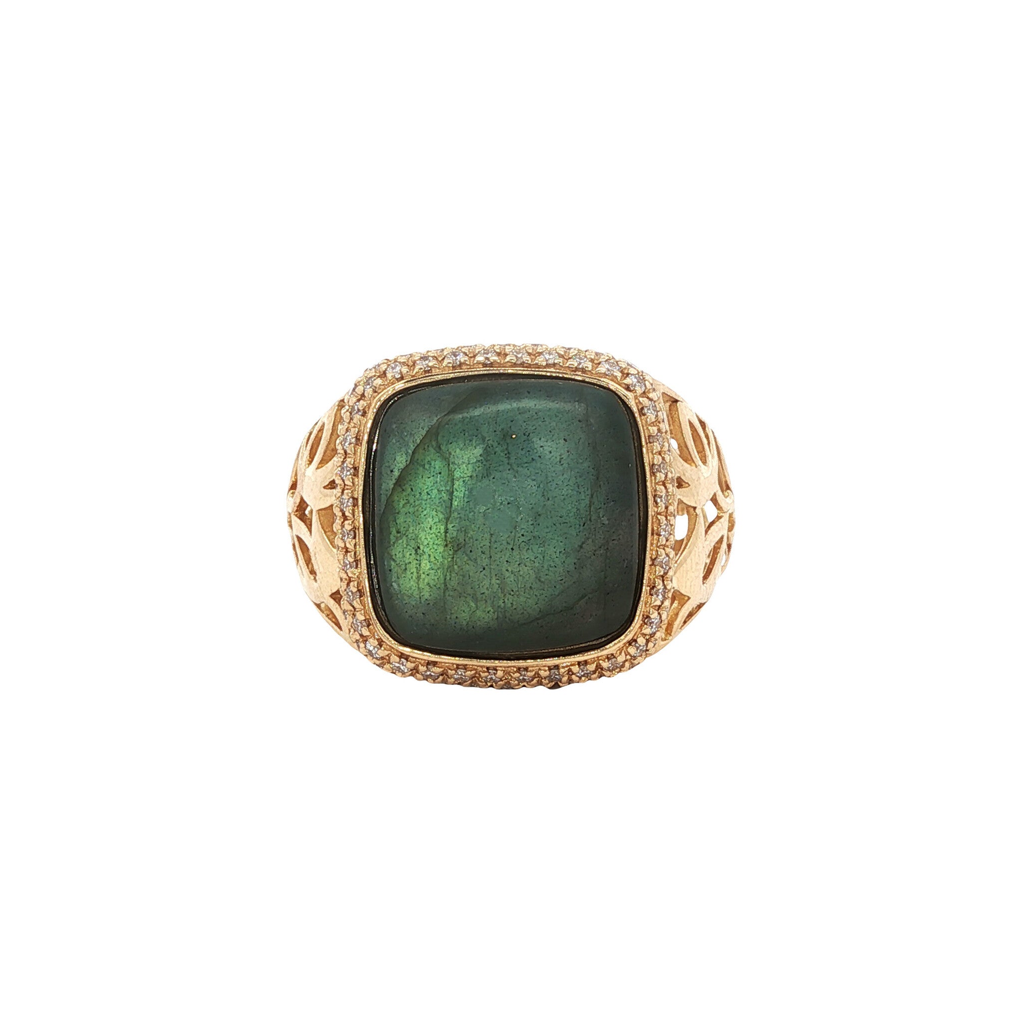 Choises by DL Classic medium ajour ring 18 kt