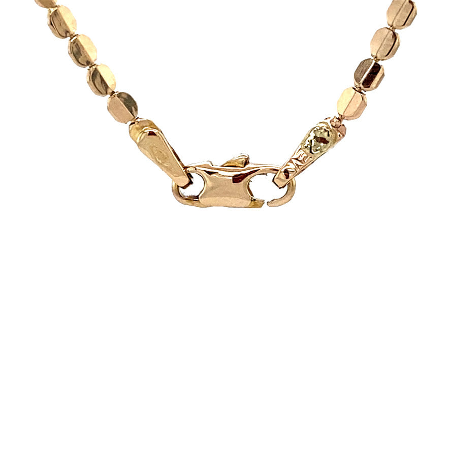 Gouden vintage fantasie collier 14 krt