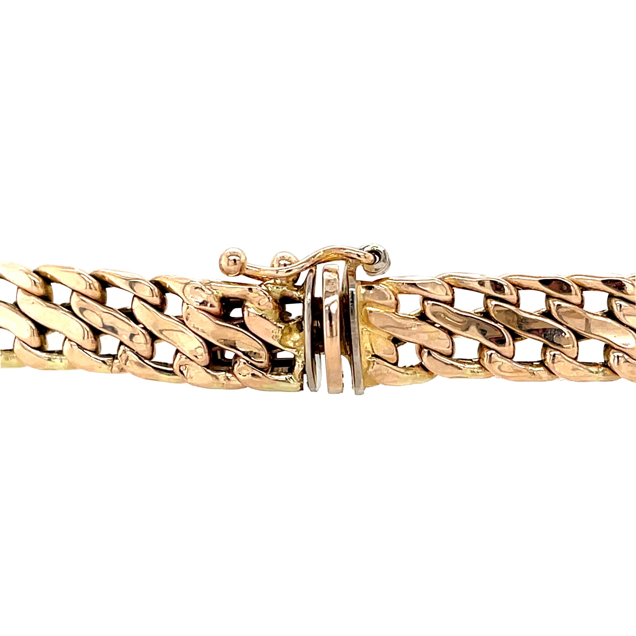 Vintage gold fantasy bracelet 14 kt