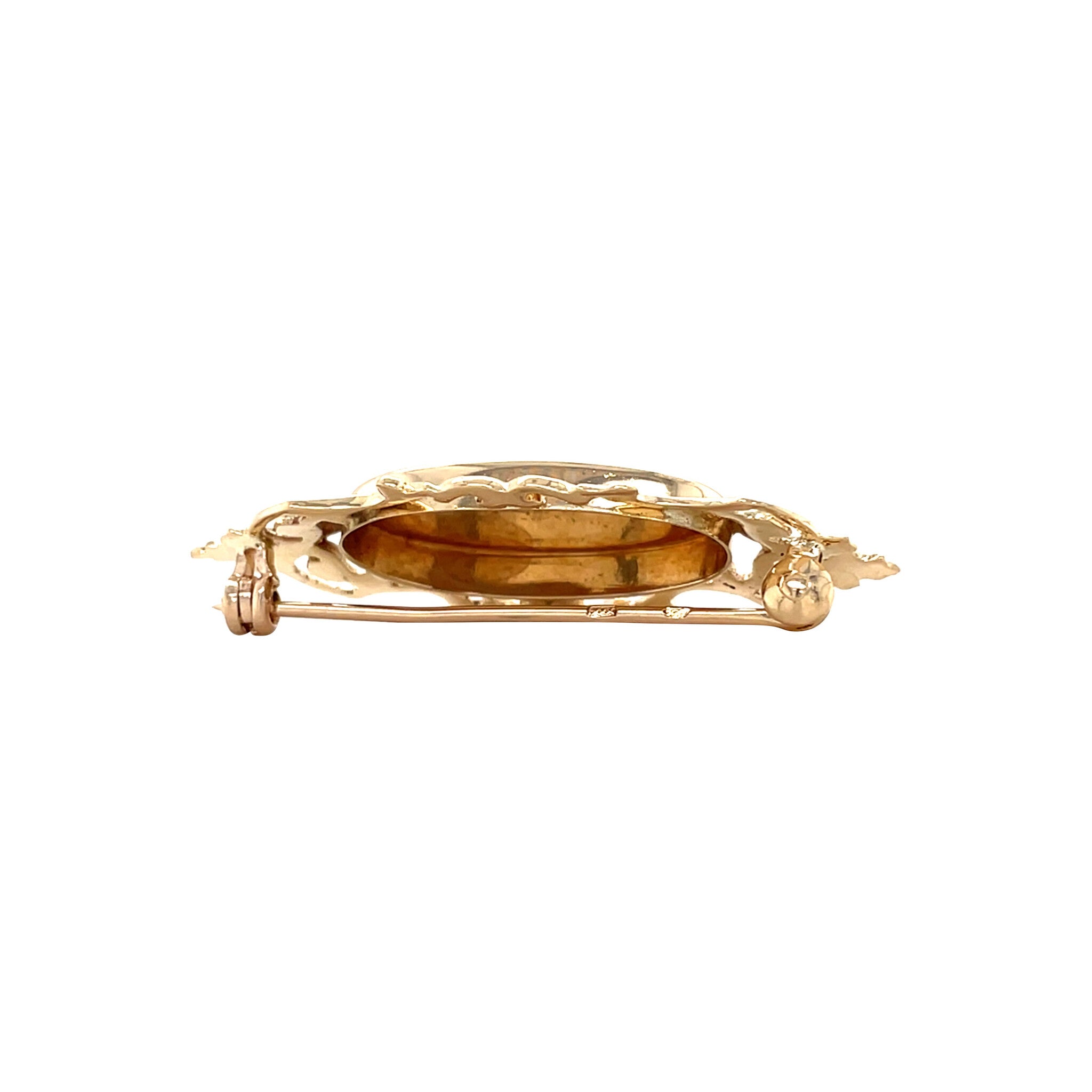 Vintage gold fantasy brooch 14 kt