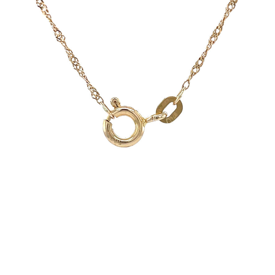 Gouden vintage singapore collier 14 krt
