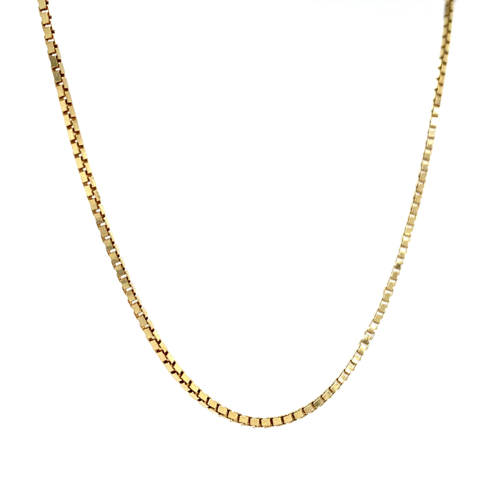 14 kt gold Venetian long necklace