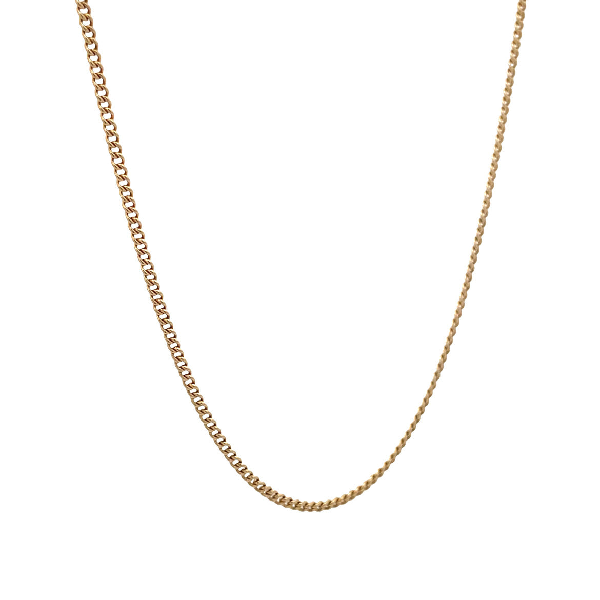Gouden vintage gourmet collier 14 kt