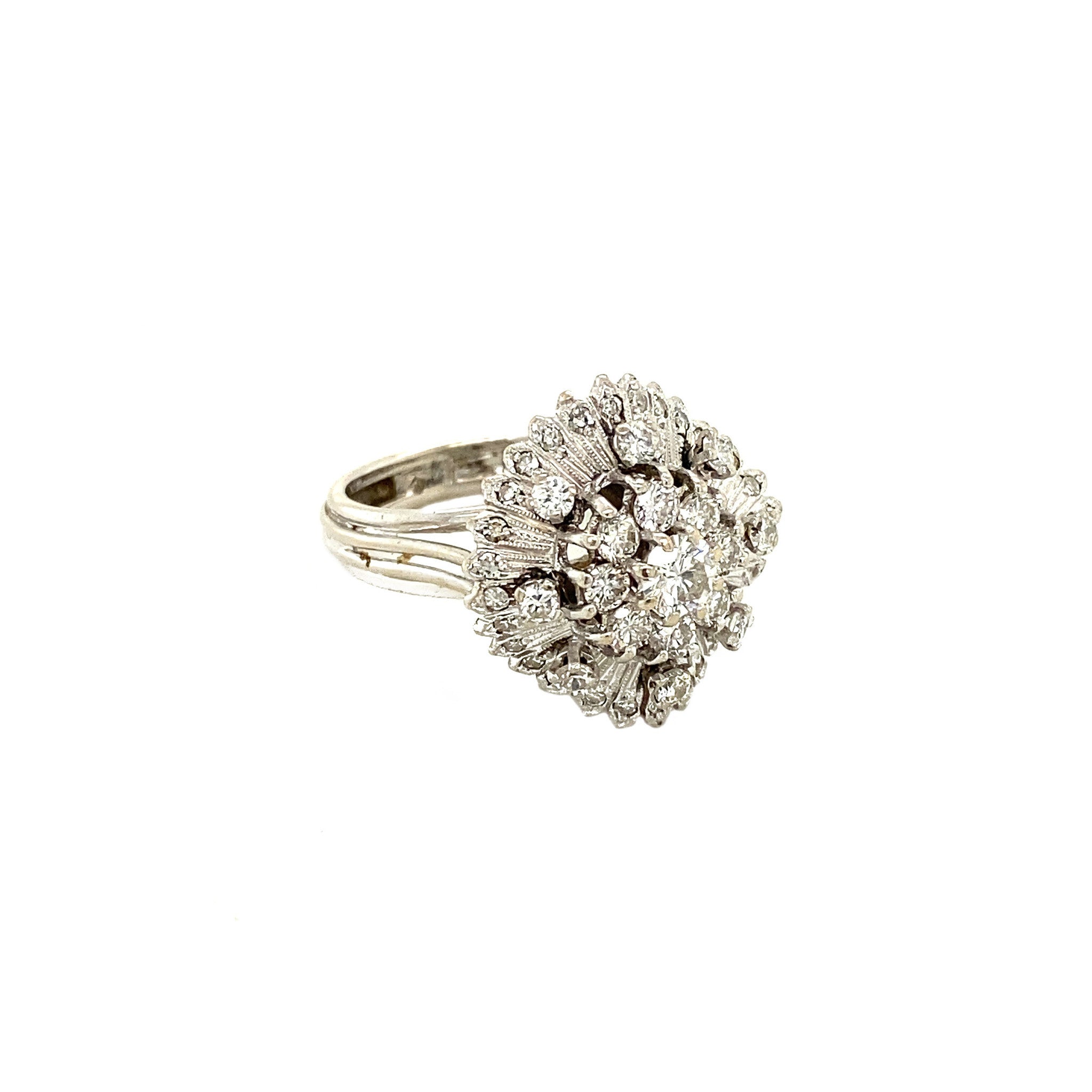 Gouden ring met diamant 14 krt