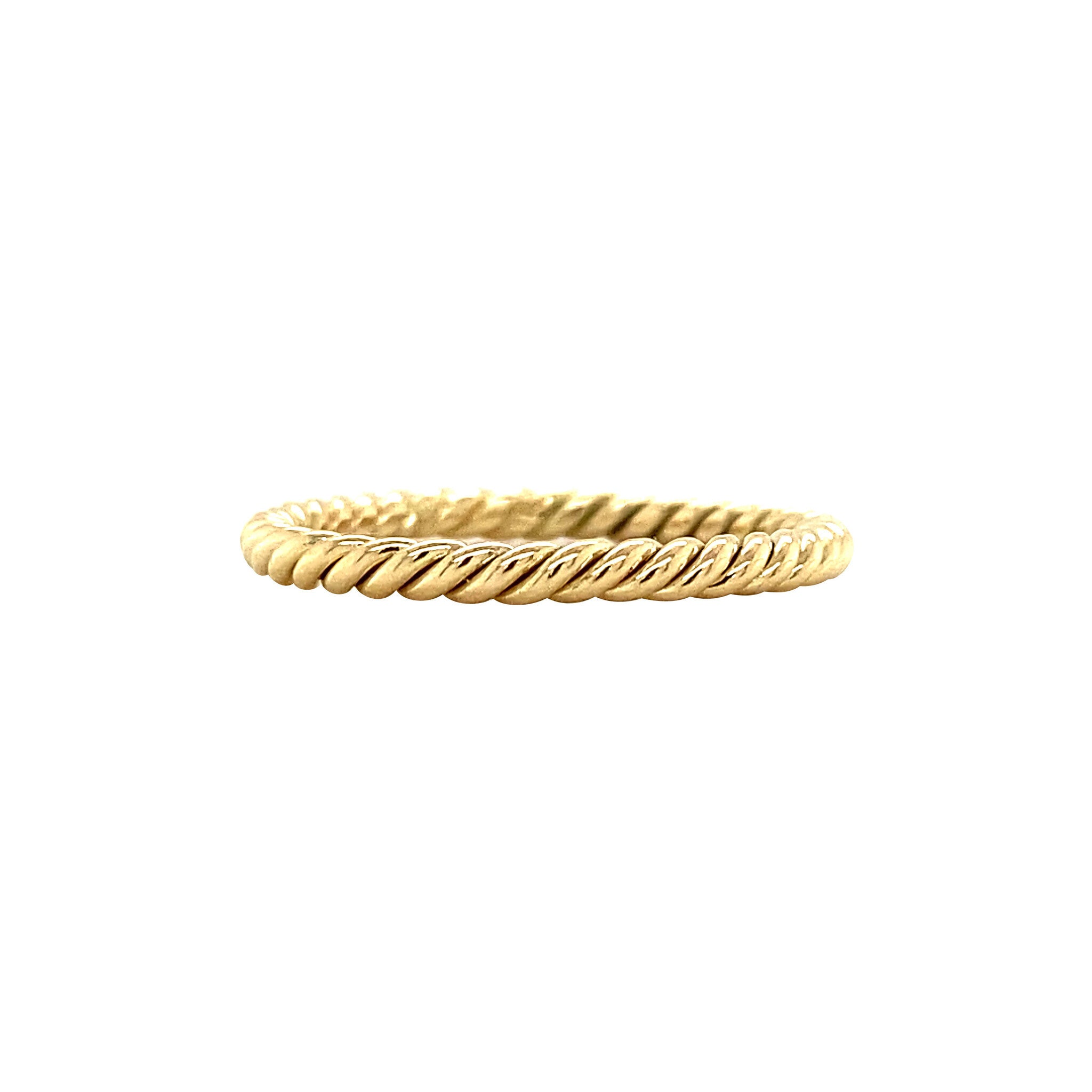 Gouden ring getordeerd 14 krt