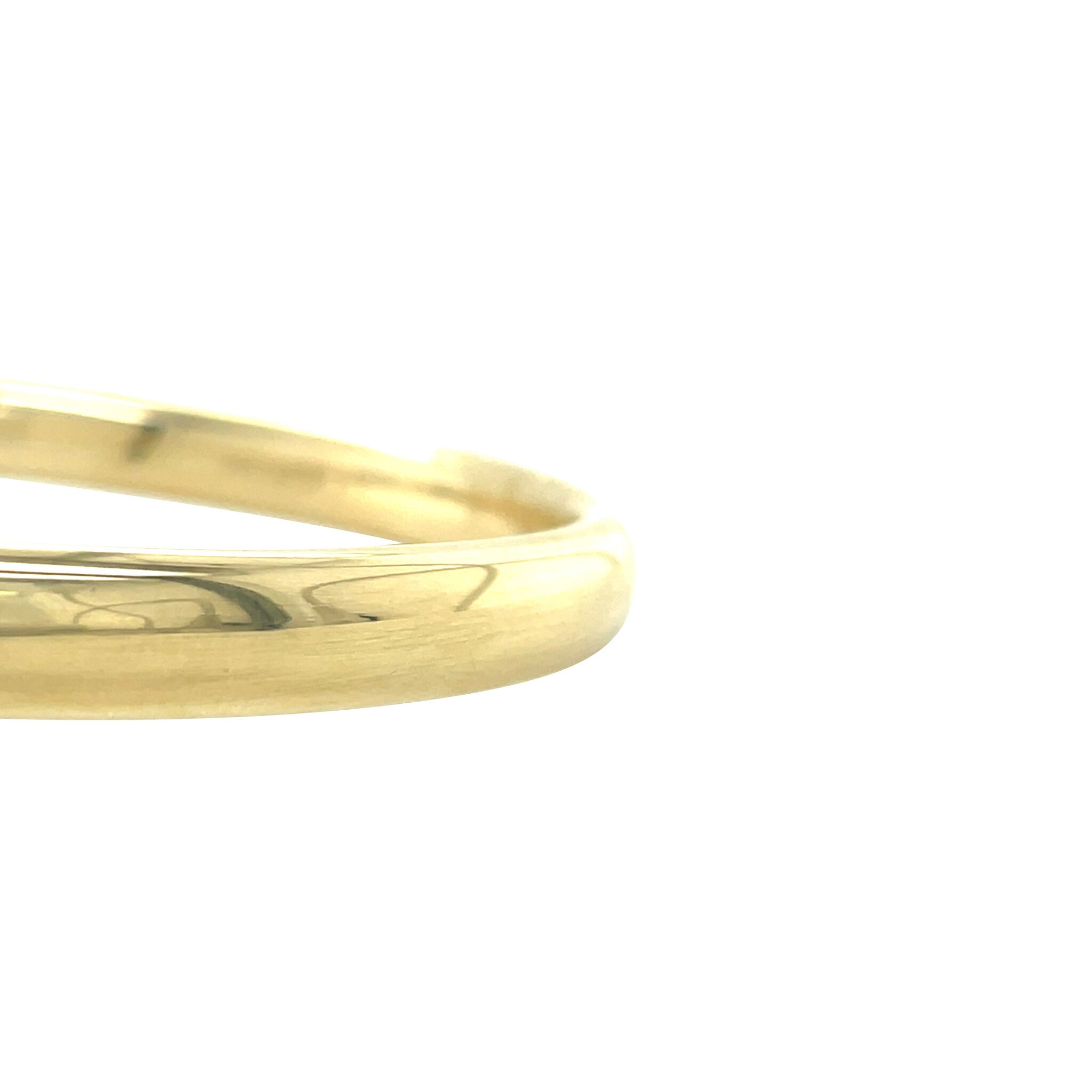 Vintage smooth 14 kt gold bangle